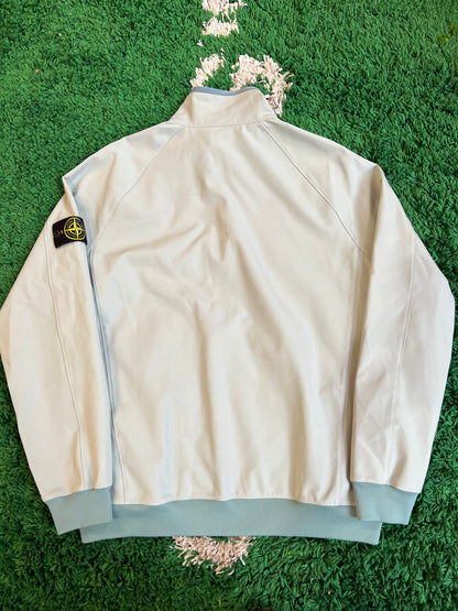 Stone Island Full-Zip Jacket “Pale Blue”