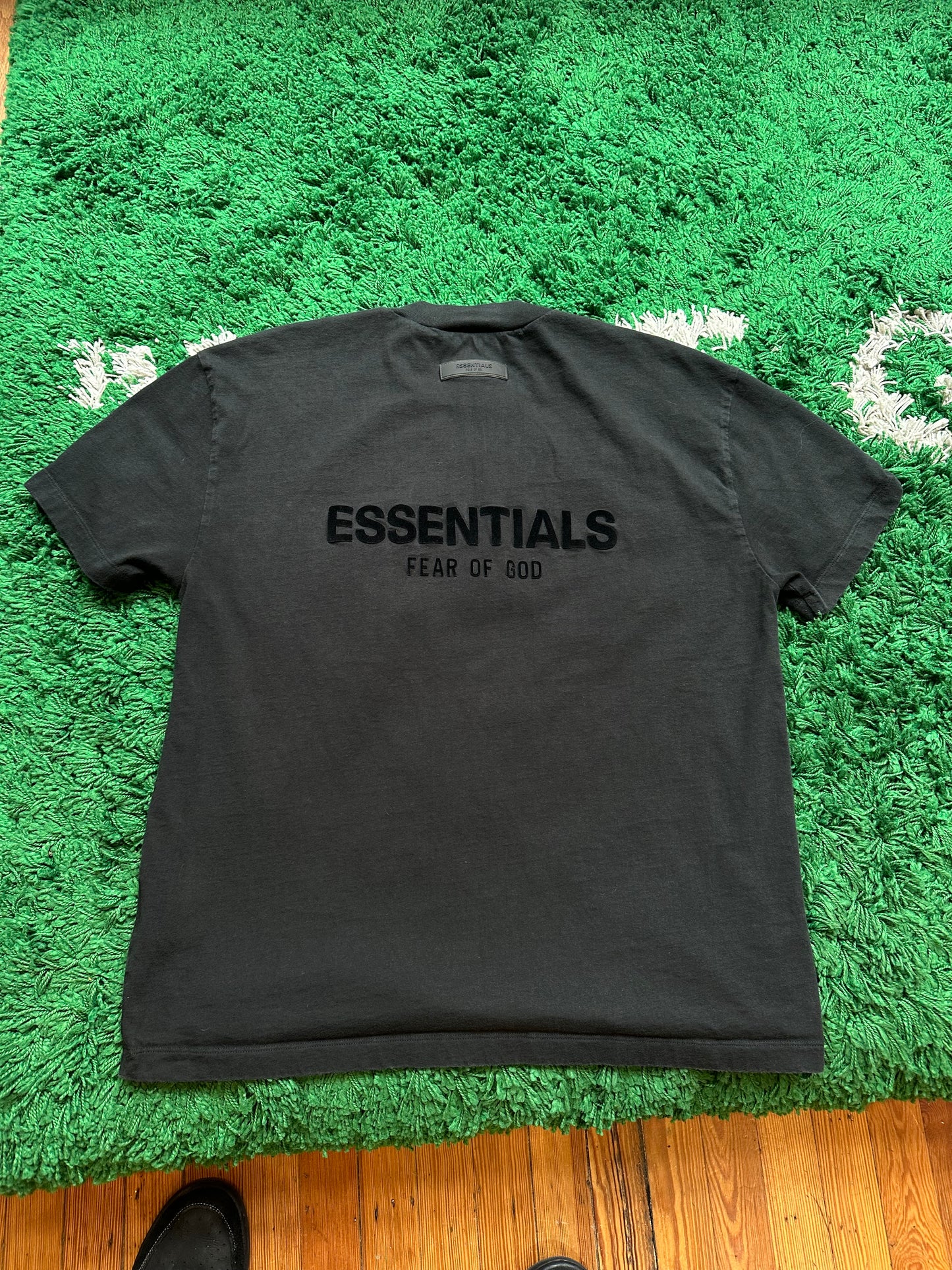 Essentials Tee Black Front/Back Logo