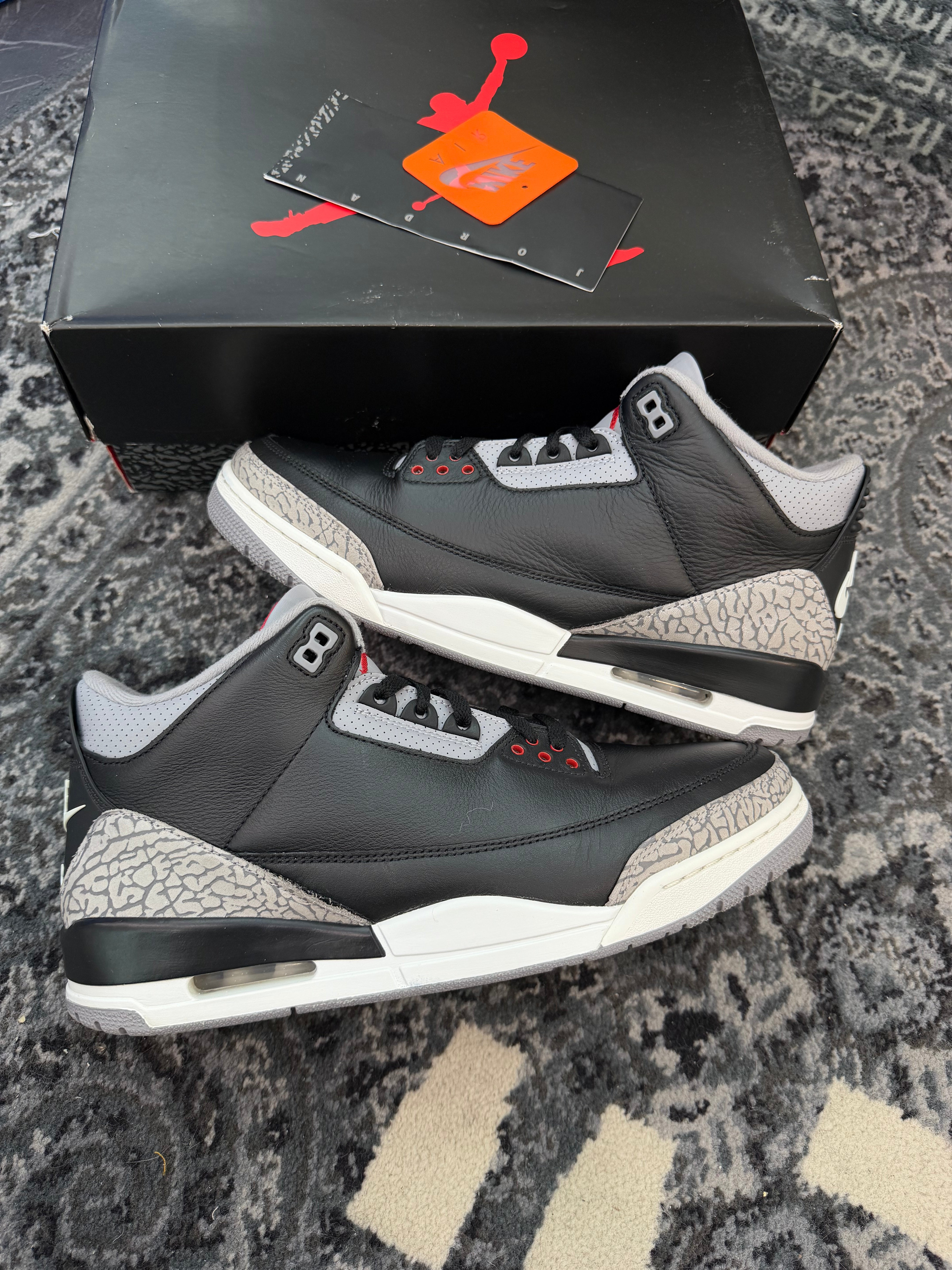 Jordan 3 “Black Cement” (2024)