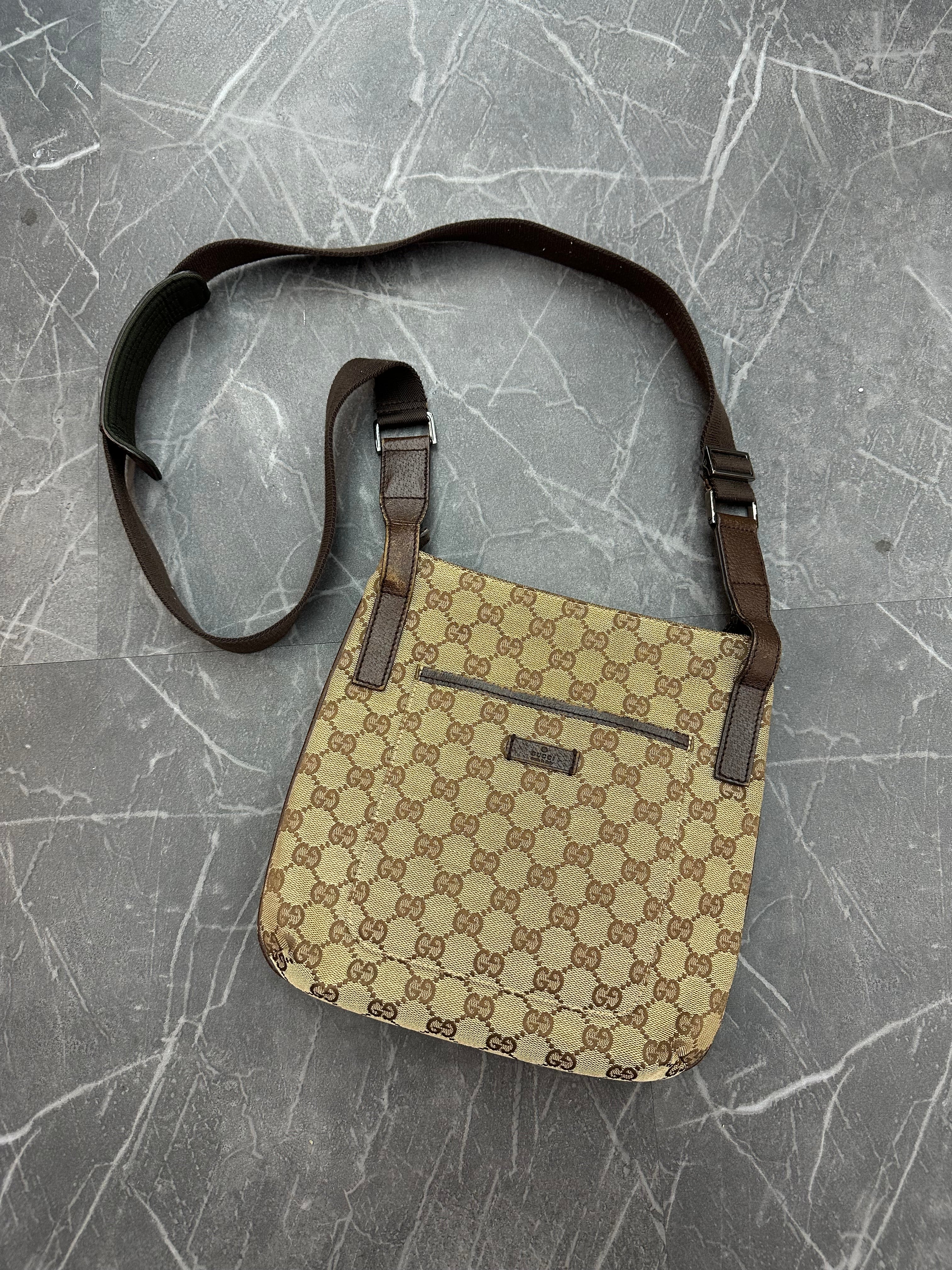 Gucci GG Canvas Messenger Bag