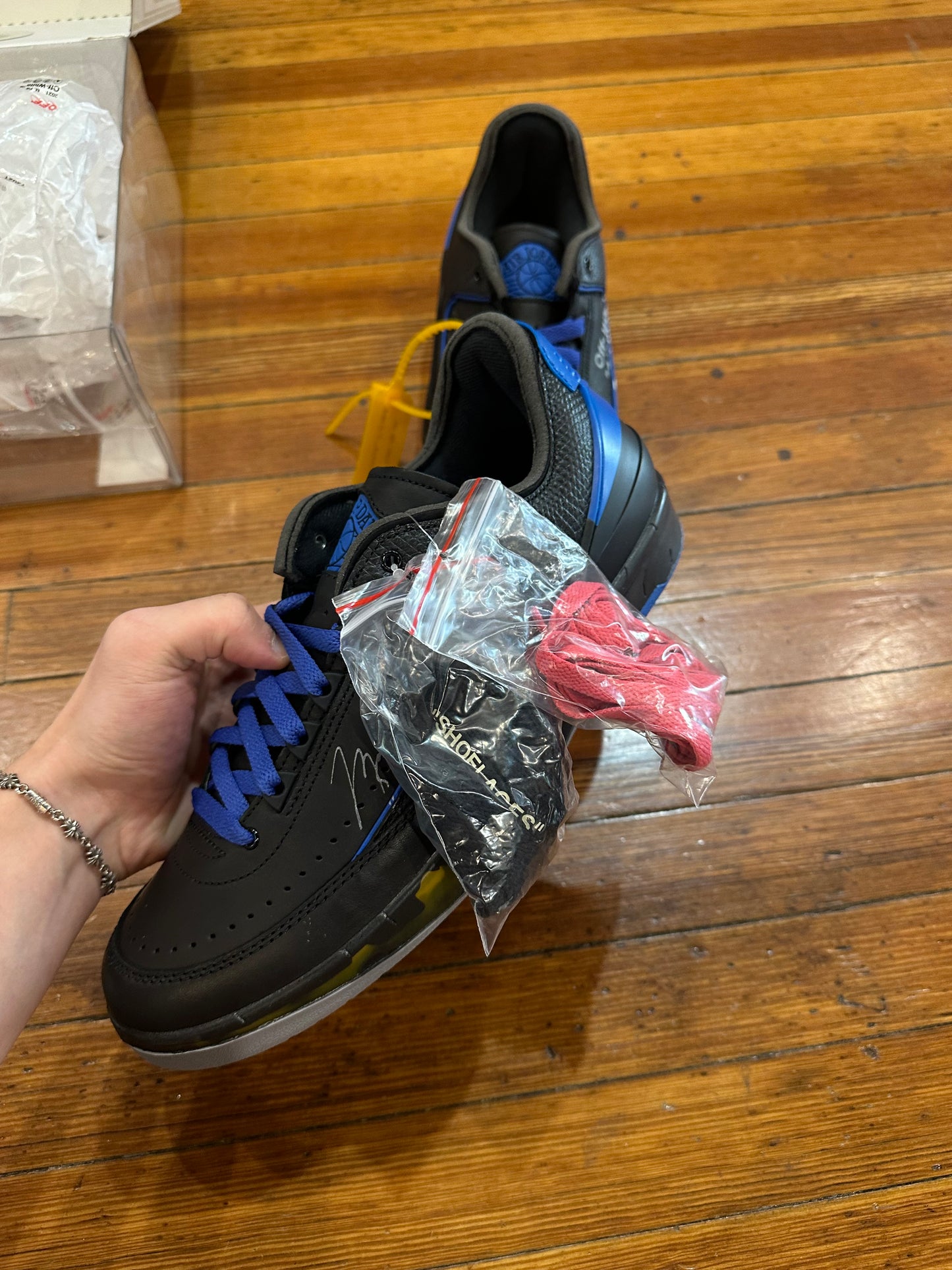 Jordan 2 Off-White “Blue Black”