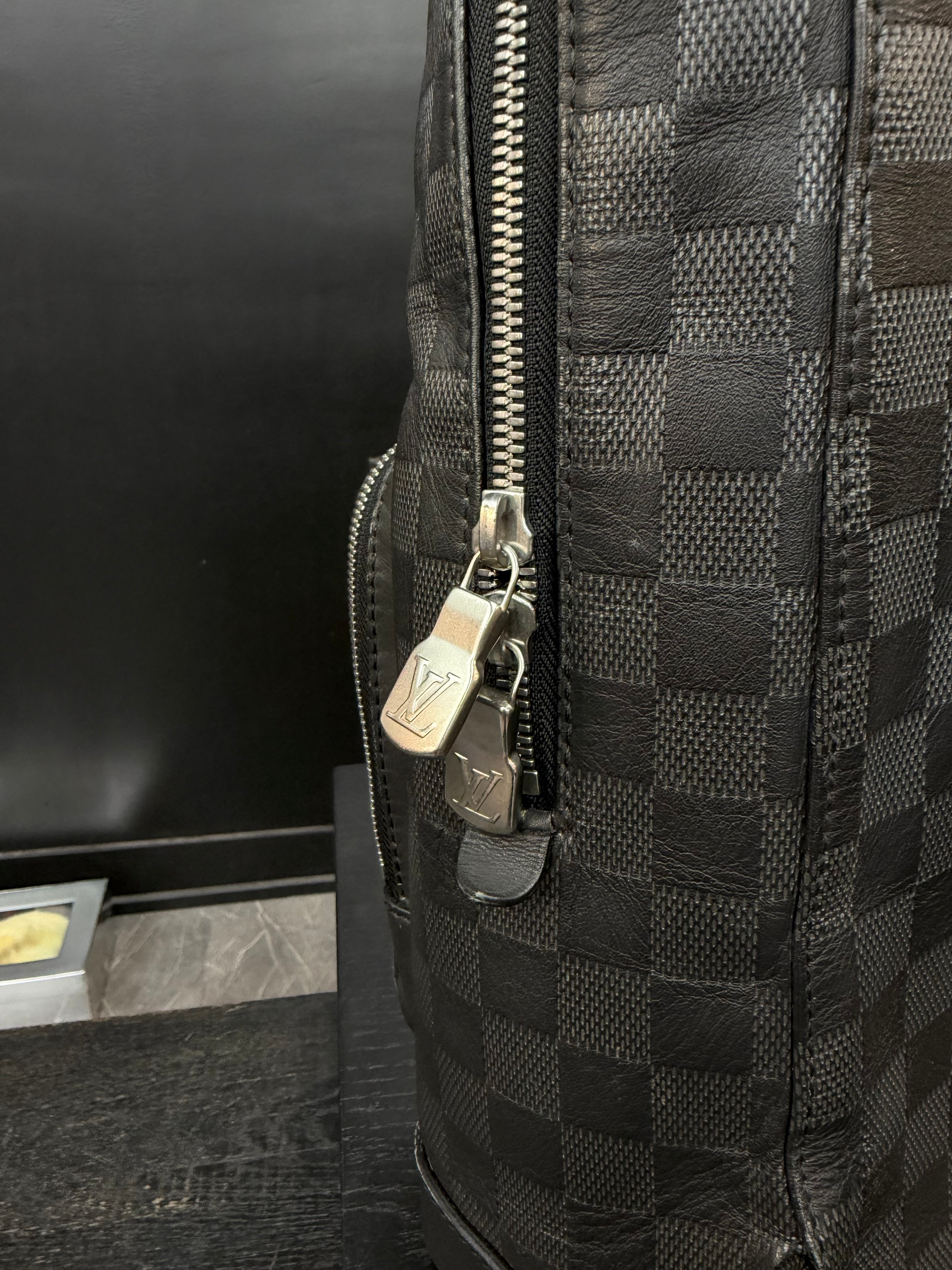 Louis Vuitton Damier Backpack Black
