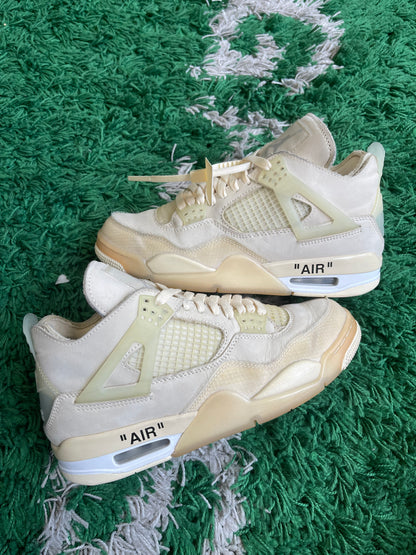 Jordan 4 x Off White “Sail”