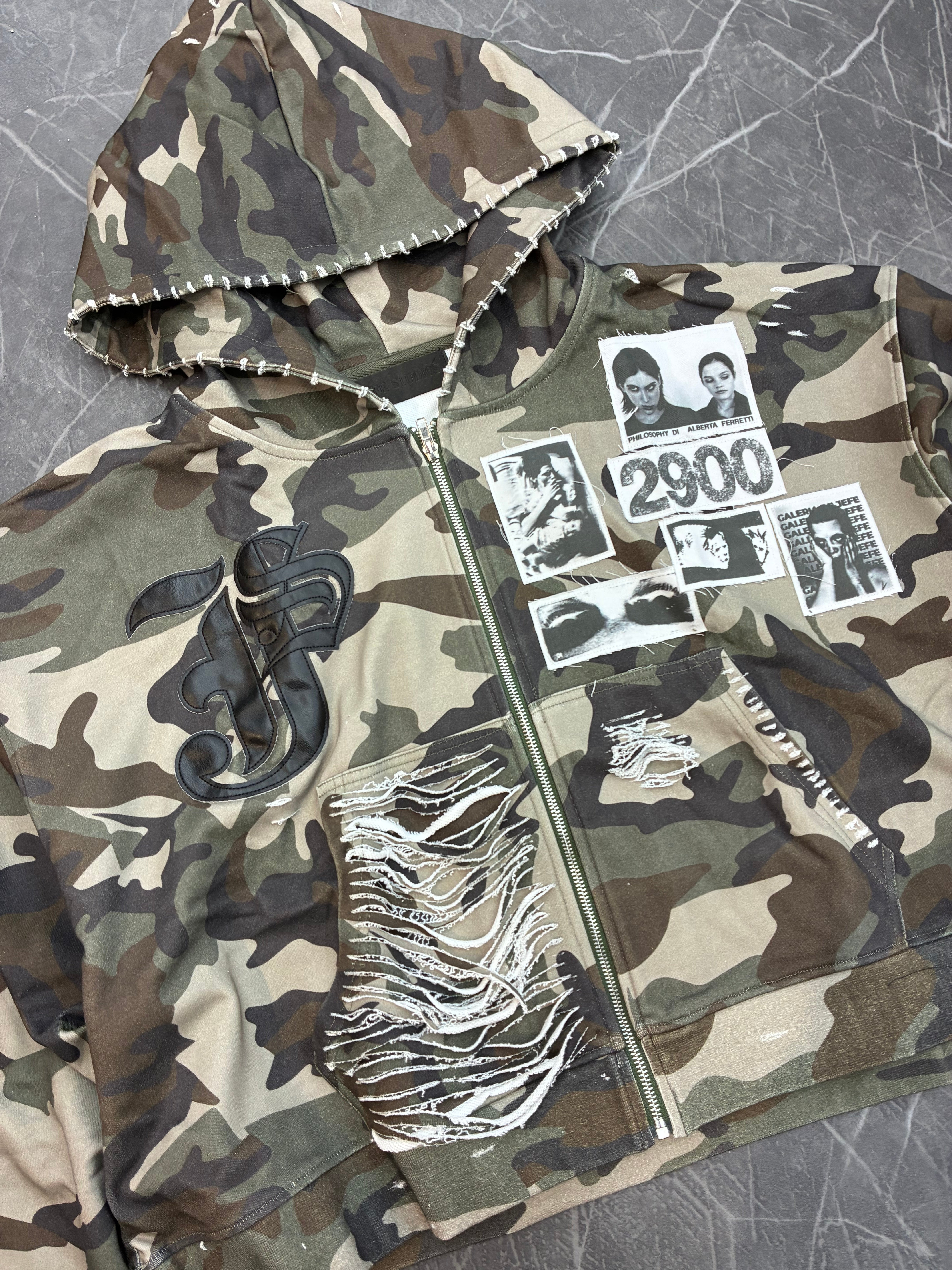 Jefe Studios Camo Zip Up