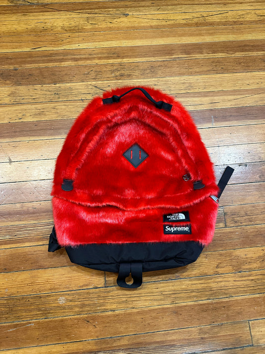 Supreme Bookbag Faux Fur x The North Face