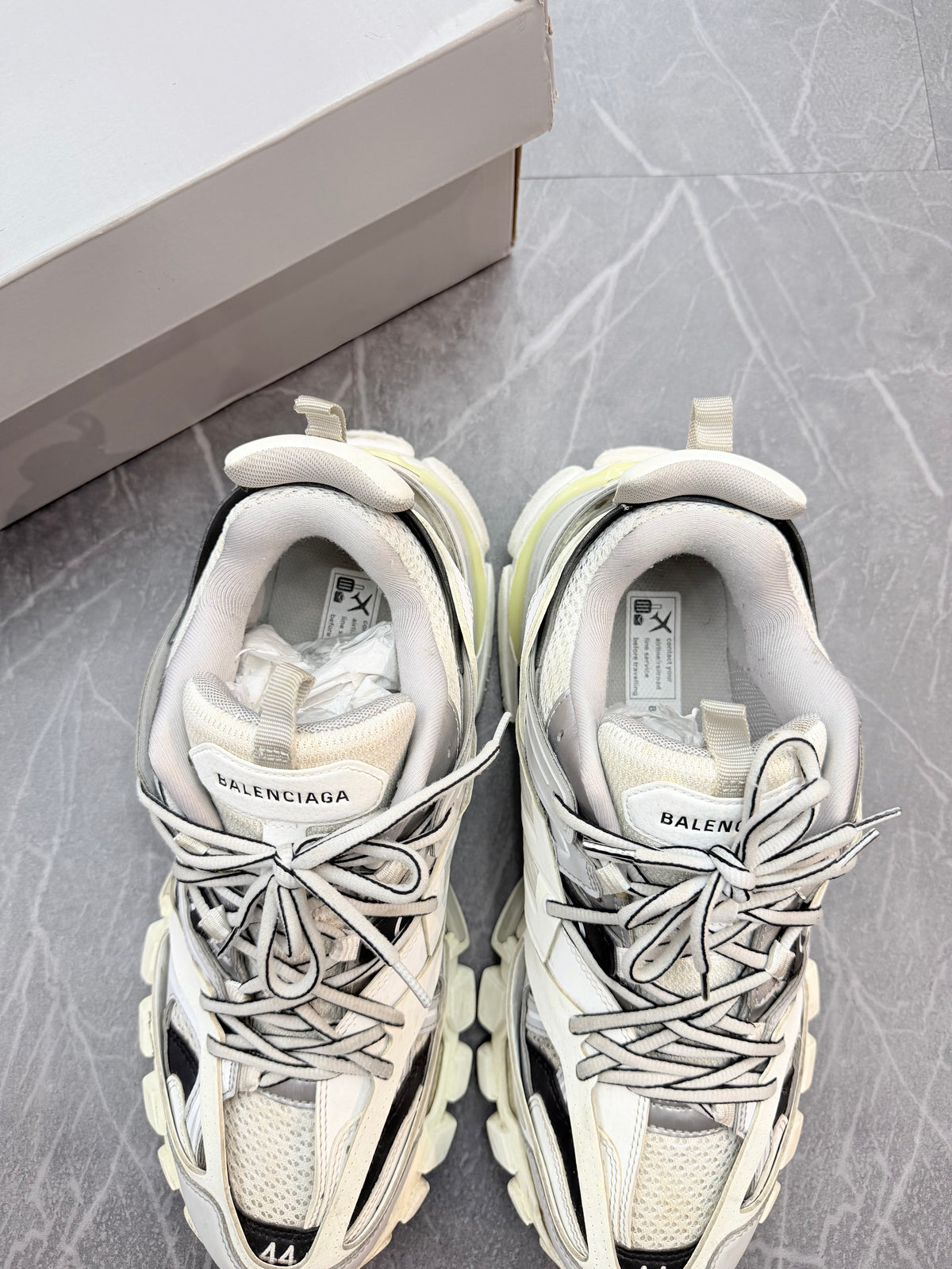Balenciaga LED Track Runner Grey White Black
