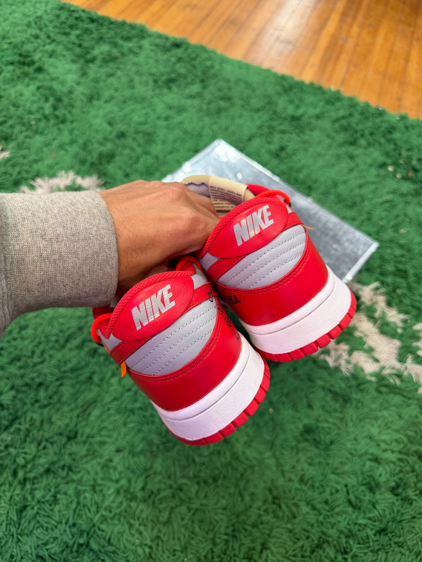 Nike Dunk Low x Off-White “University Red”