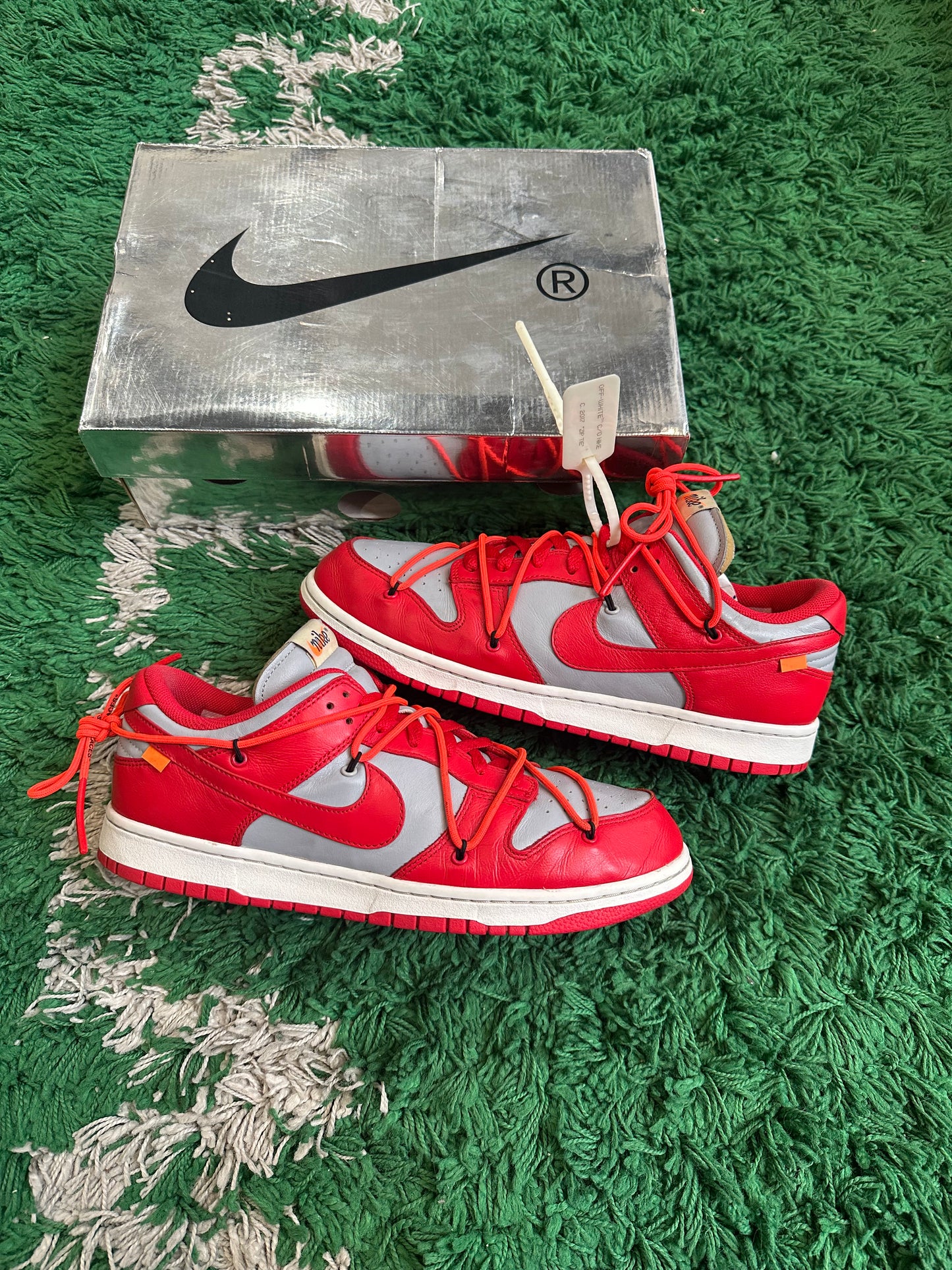 Nike Off White Dunk “University Red”