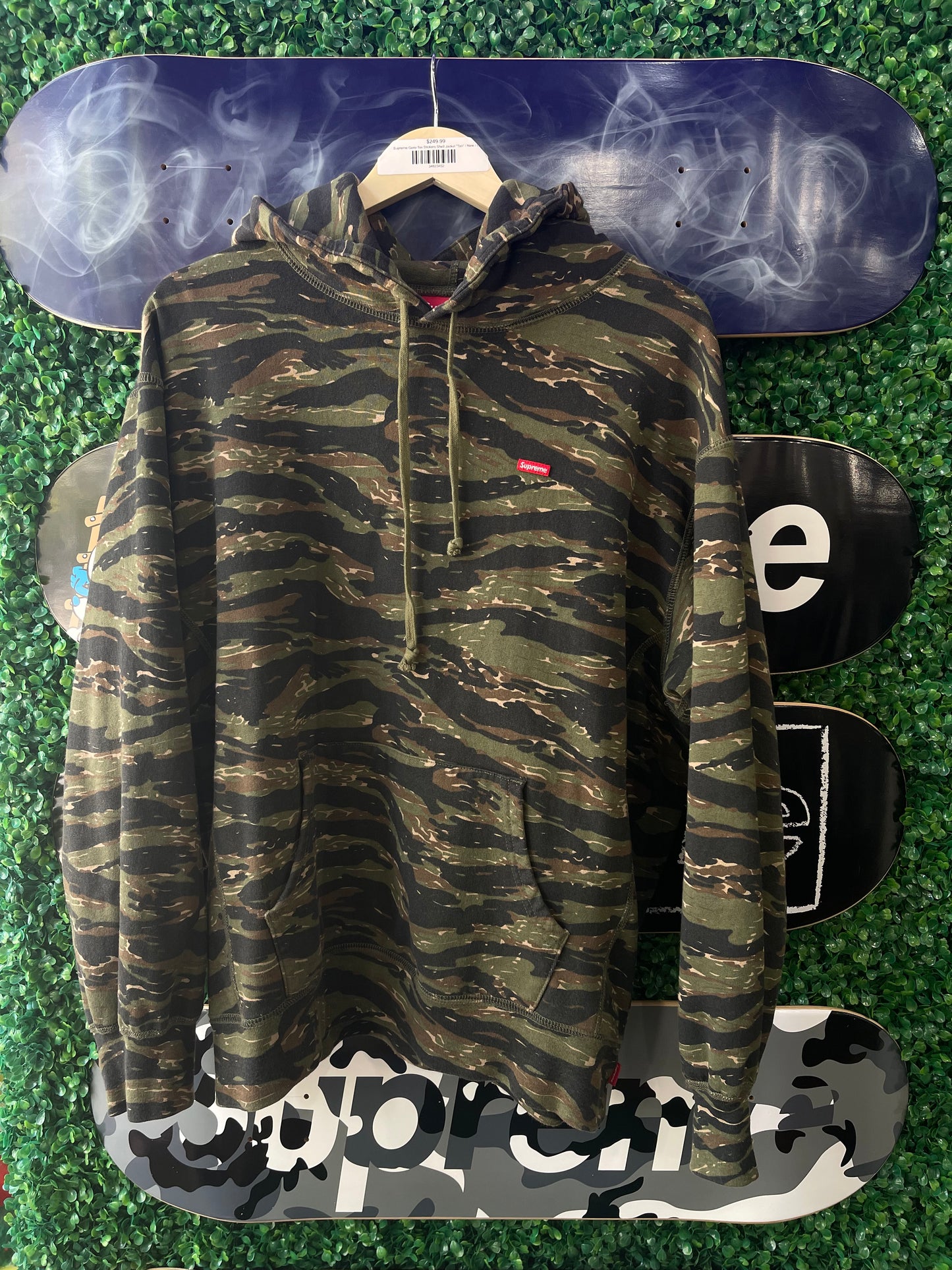 Supreme Mini Box Logo Pullover Hoodie “Tiger Camo”