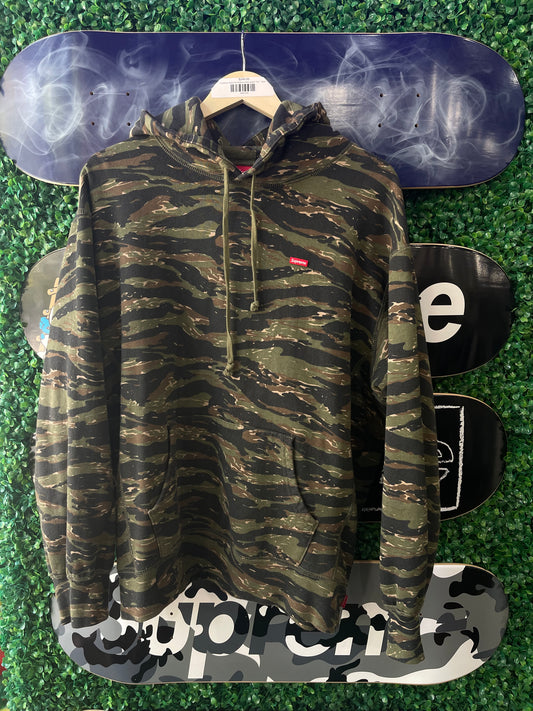 Supreme Mini Box Logo Pullover Hoodie “Tiger Camo”