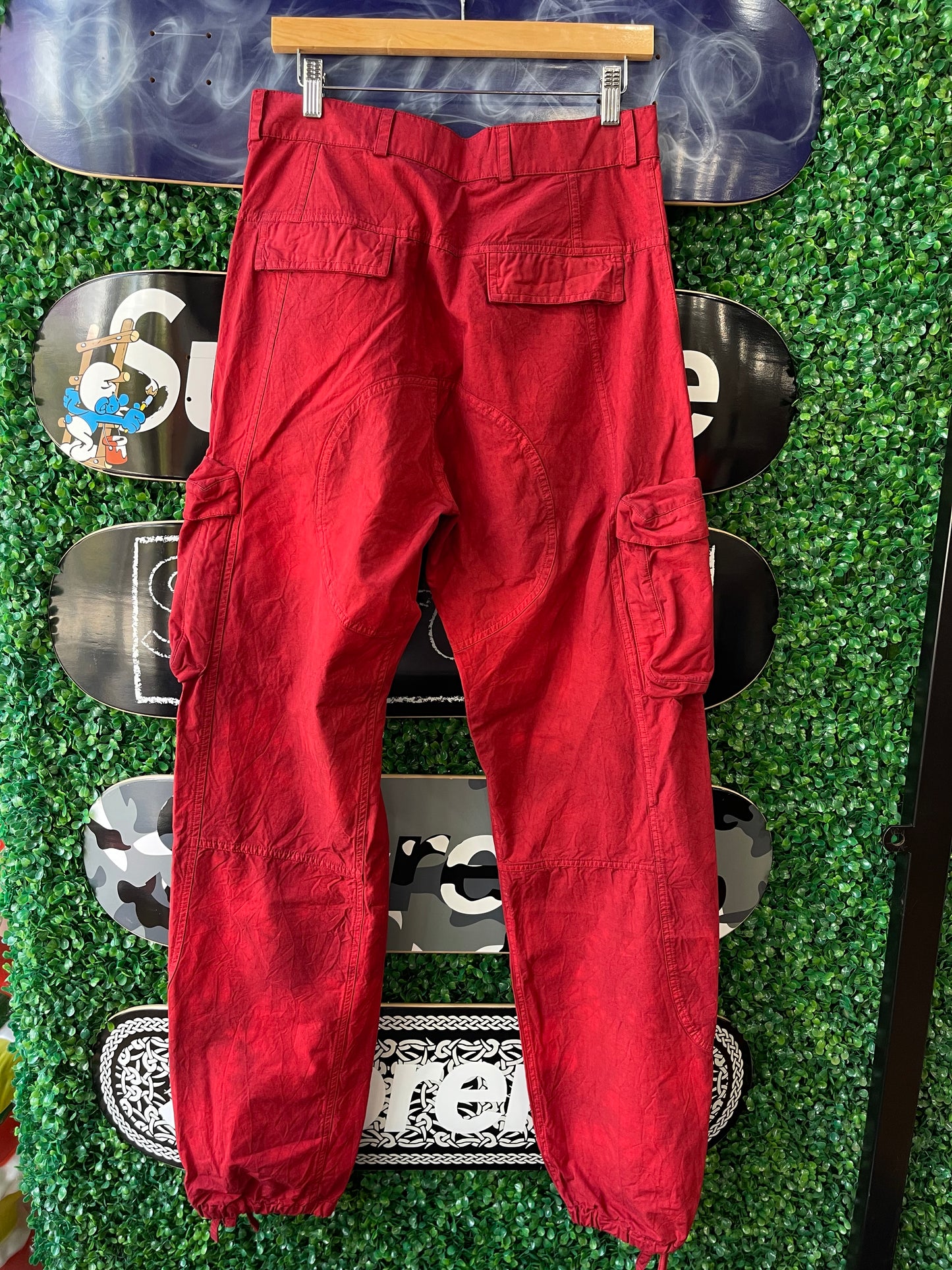 Off White Tie Dye Contour Cargo Pants (30)