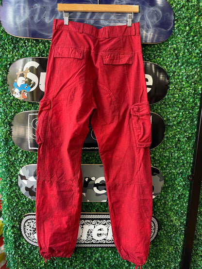 Off White Tie Dye Contour Cargo Pants (30)