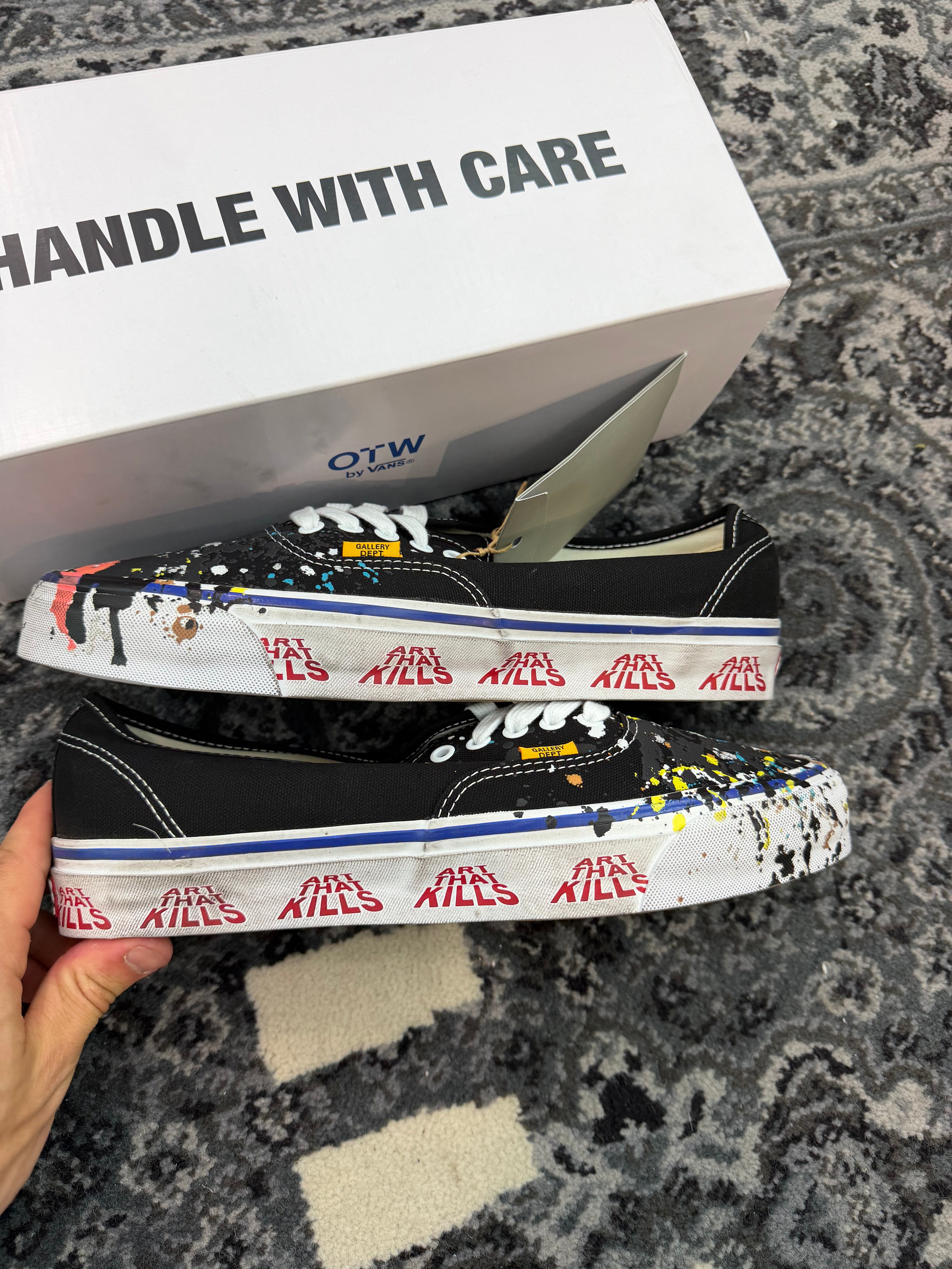 Vans Authentic x Gallery Dept. “Art That Kills Black”