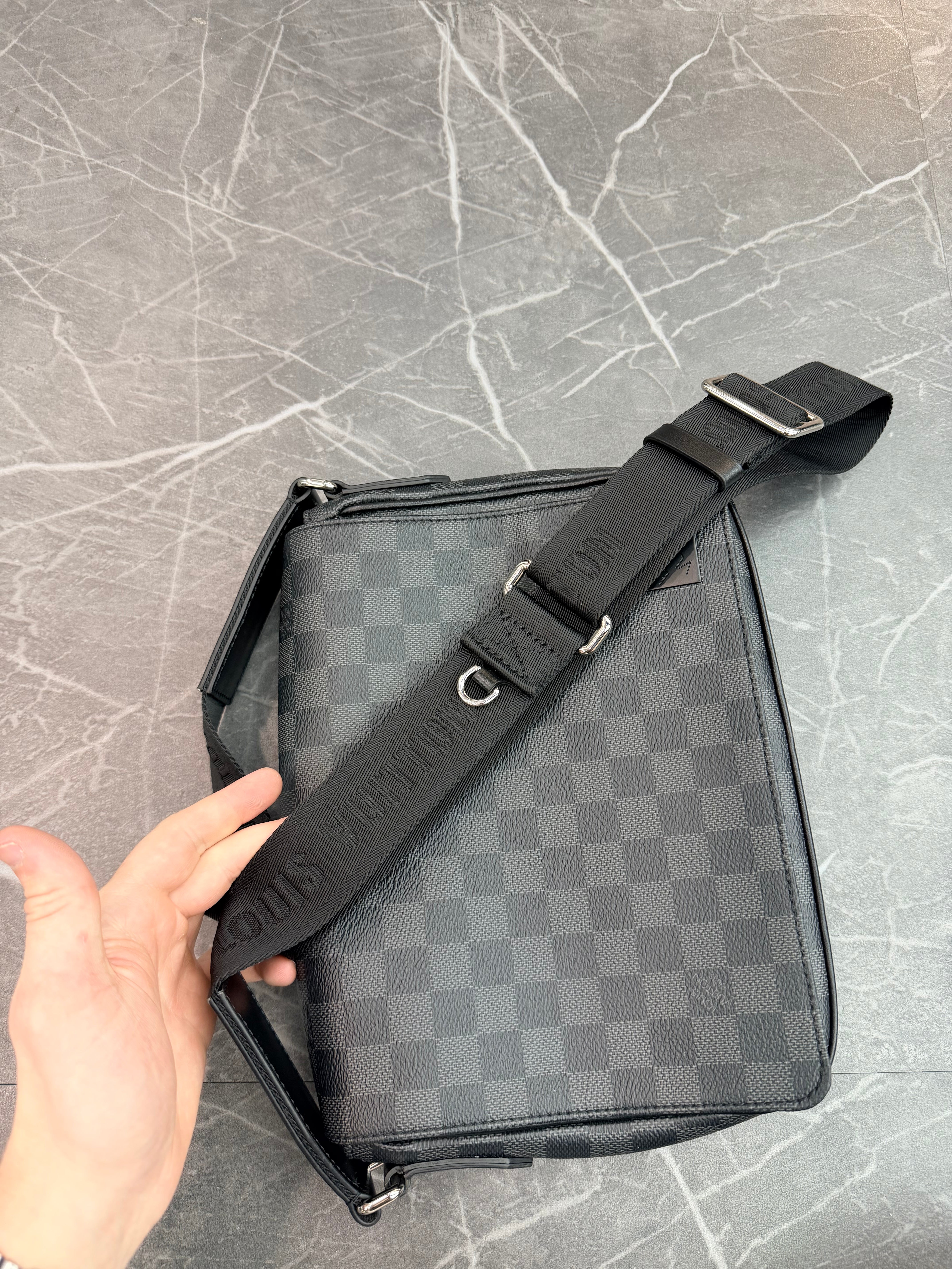 Louis Vuitton Black Monogram Shoulder Bag