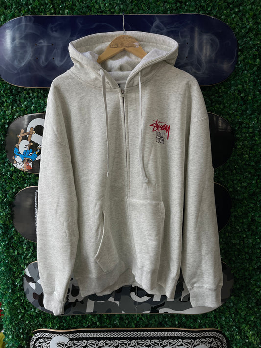 Stussy Built Tough Hoodie “Grey”