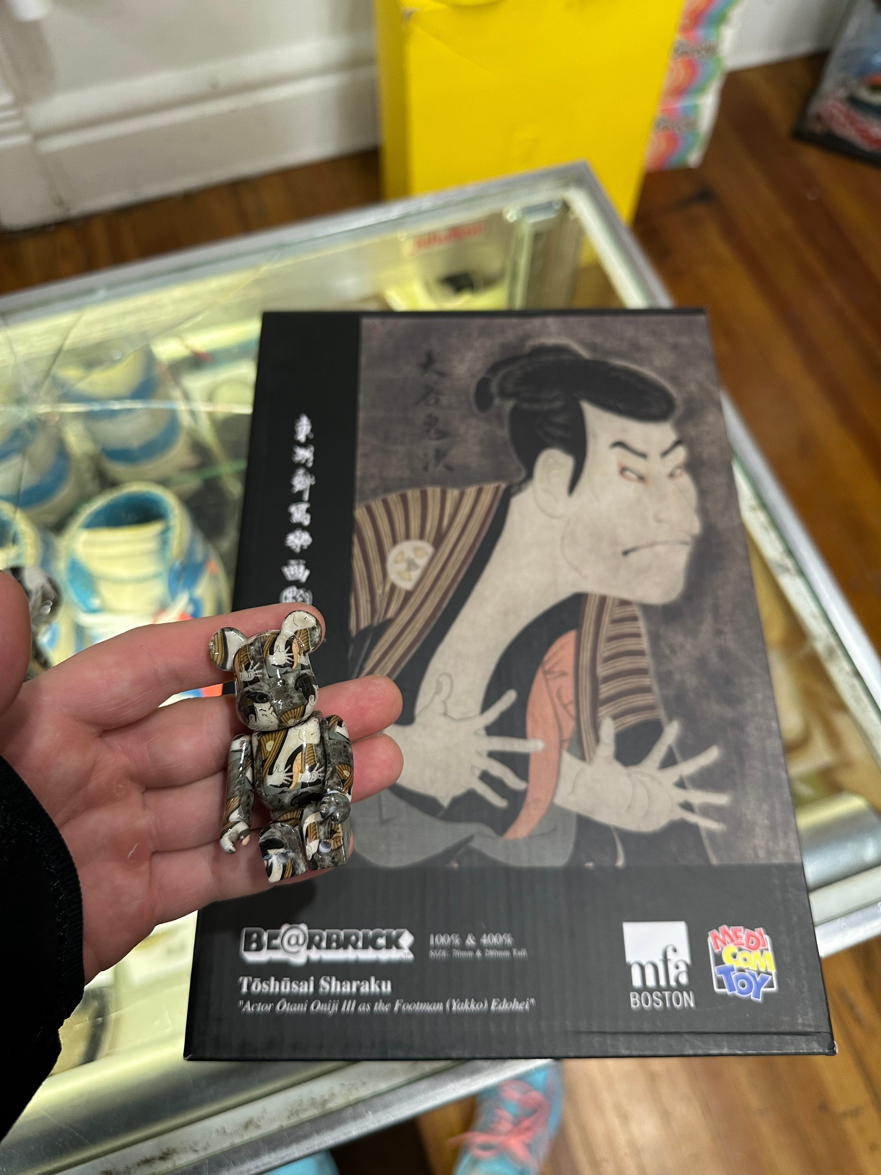 BearBrick 400% & 100% Sharaku Toshusai”