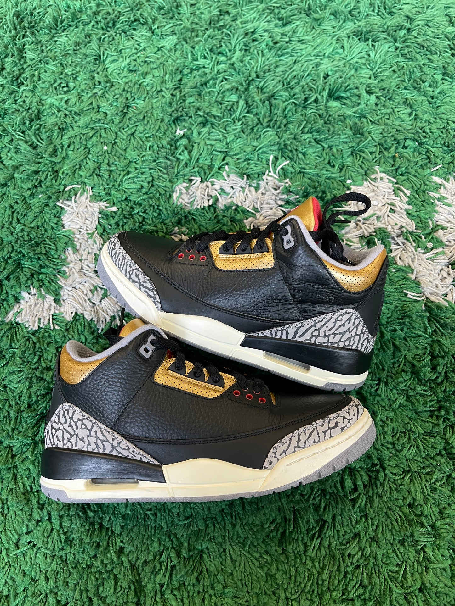 Jordan 3 “Black Cement Gold”