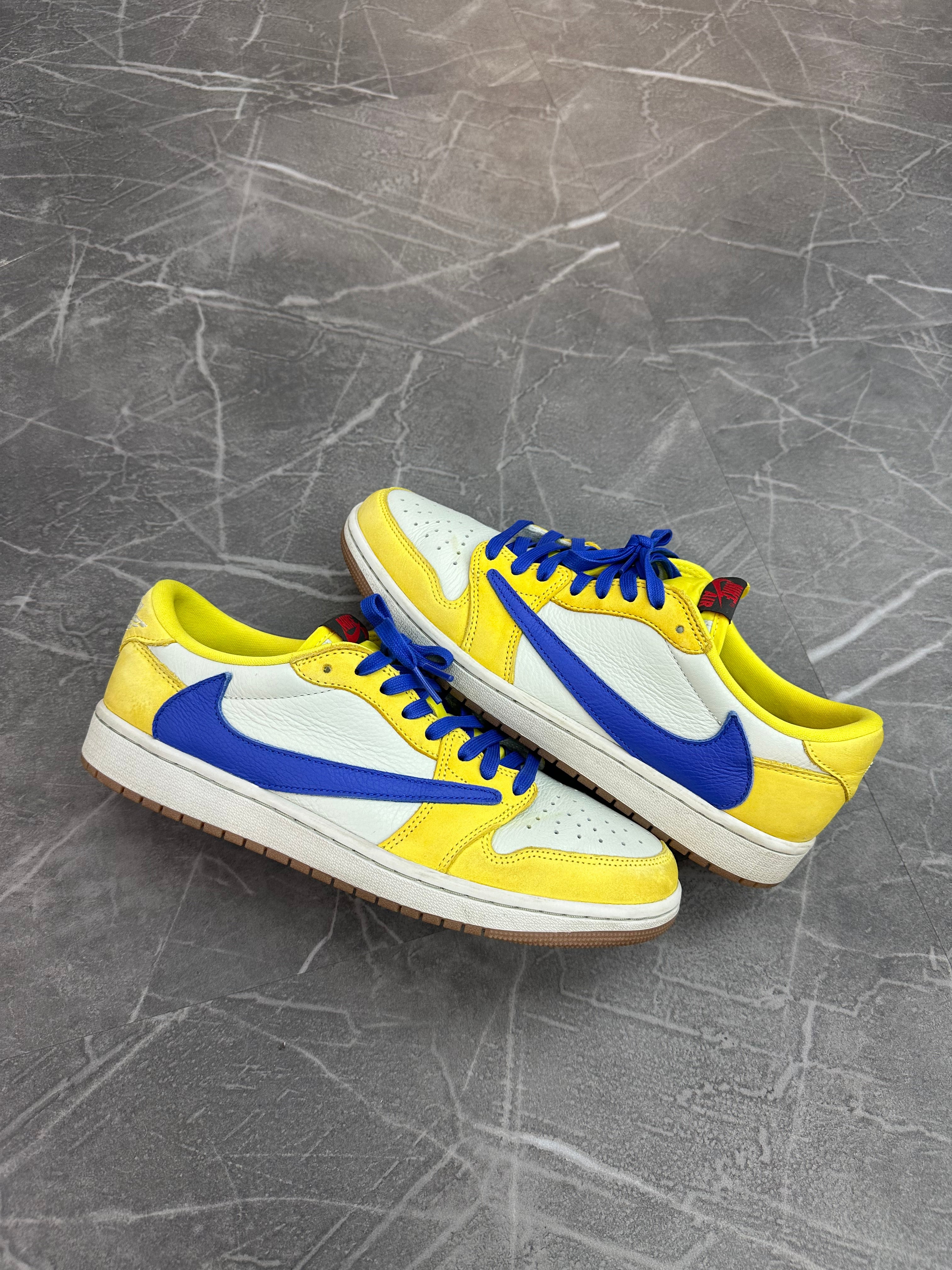 Travis Scott Jordan 1 Low “Canary”