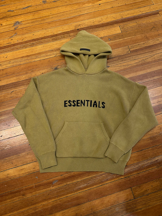 Essentials Knit Hoodie “Amber”