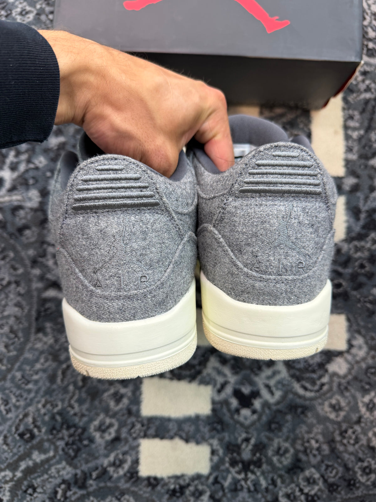Jordan 3 “Wool” (Size 10) (Lightly Worn)
