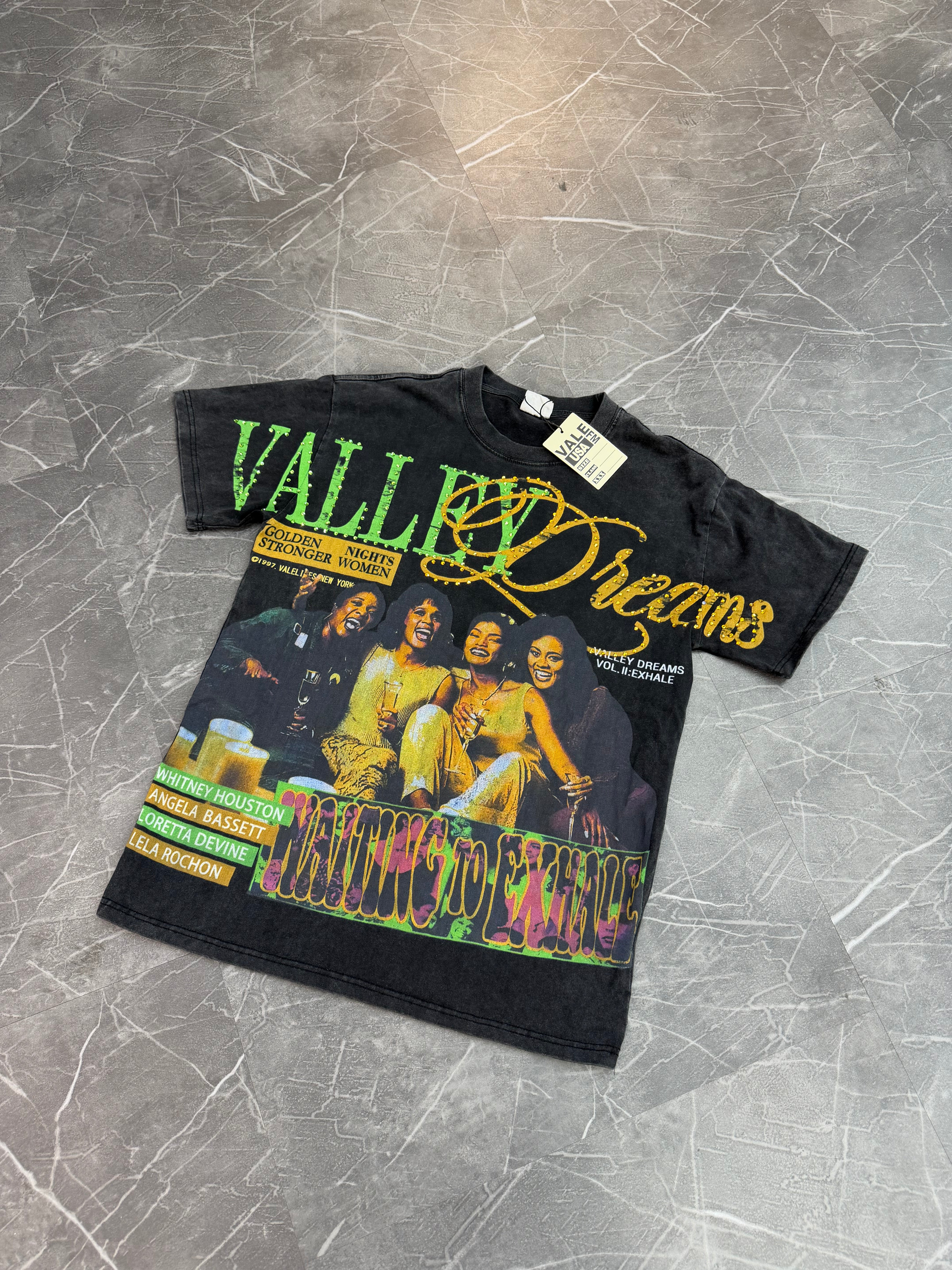 Vale Xhale Bling Tee Black