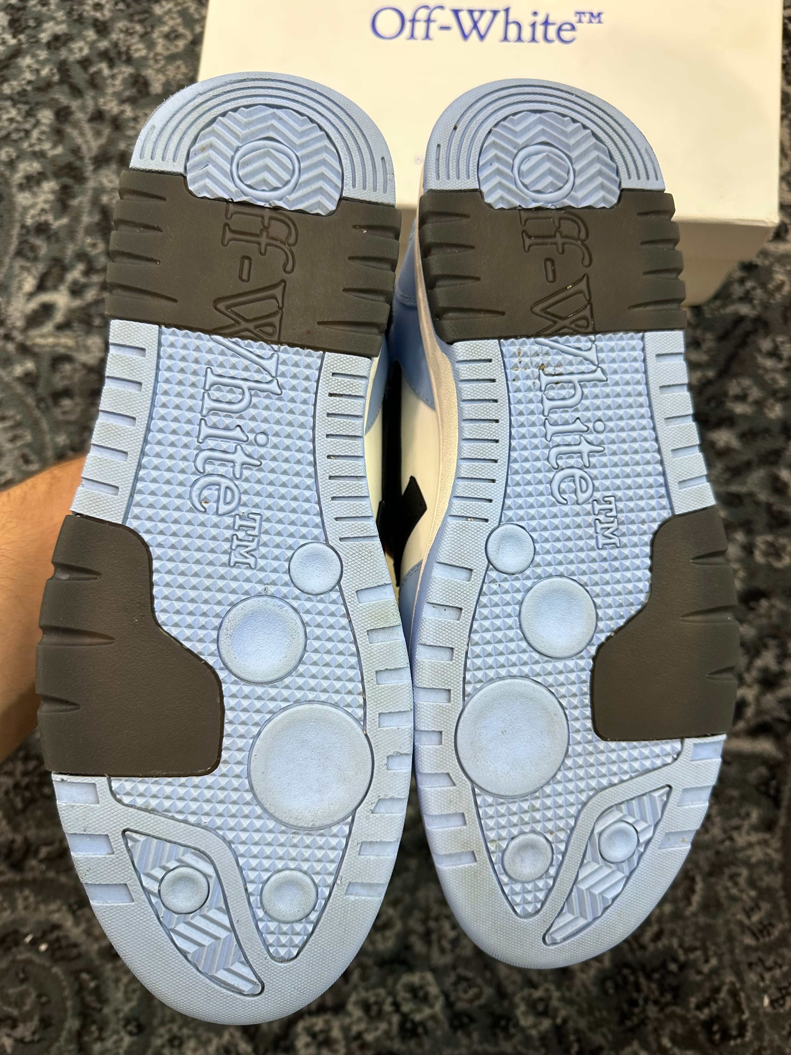 Off White Out Of Office “White Blue Black”