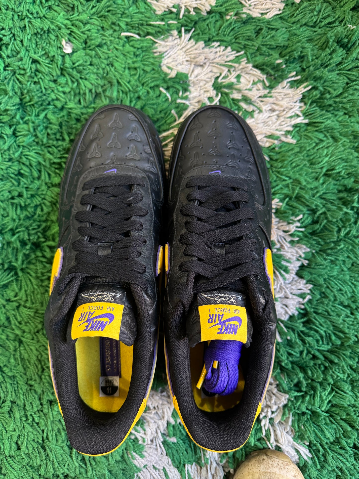 Nike Air Force 1 Low x Kobe “Lakers Away” Numbered