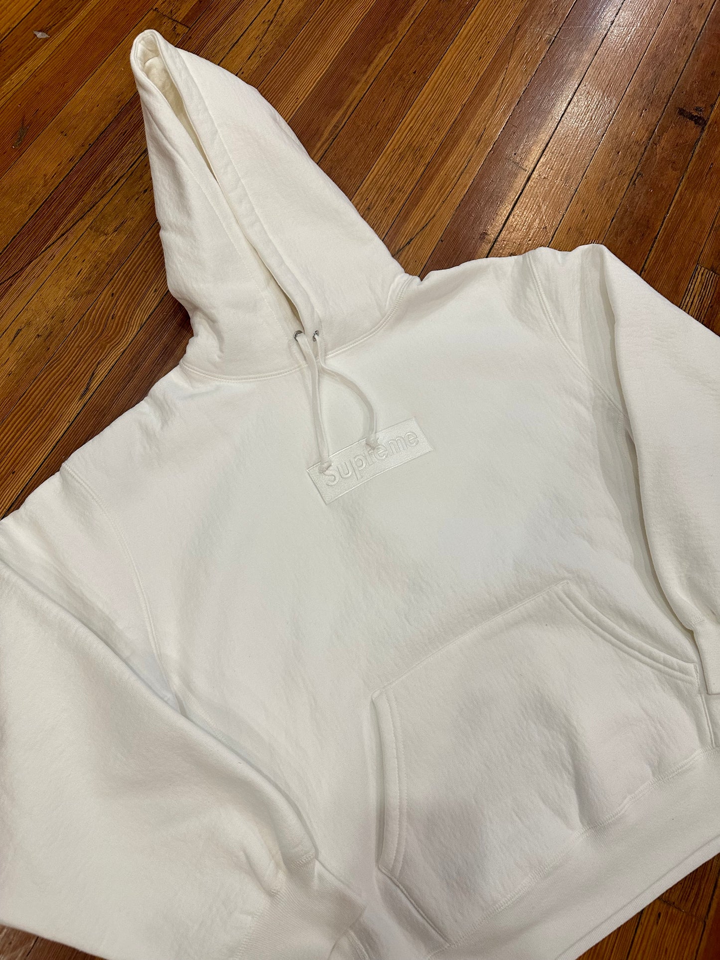 Supreme Hoodie Box Logo “White”