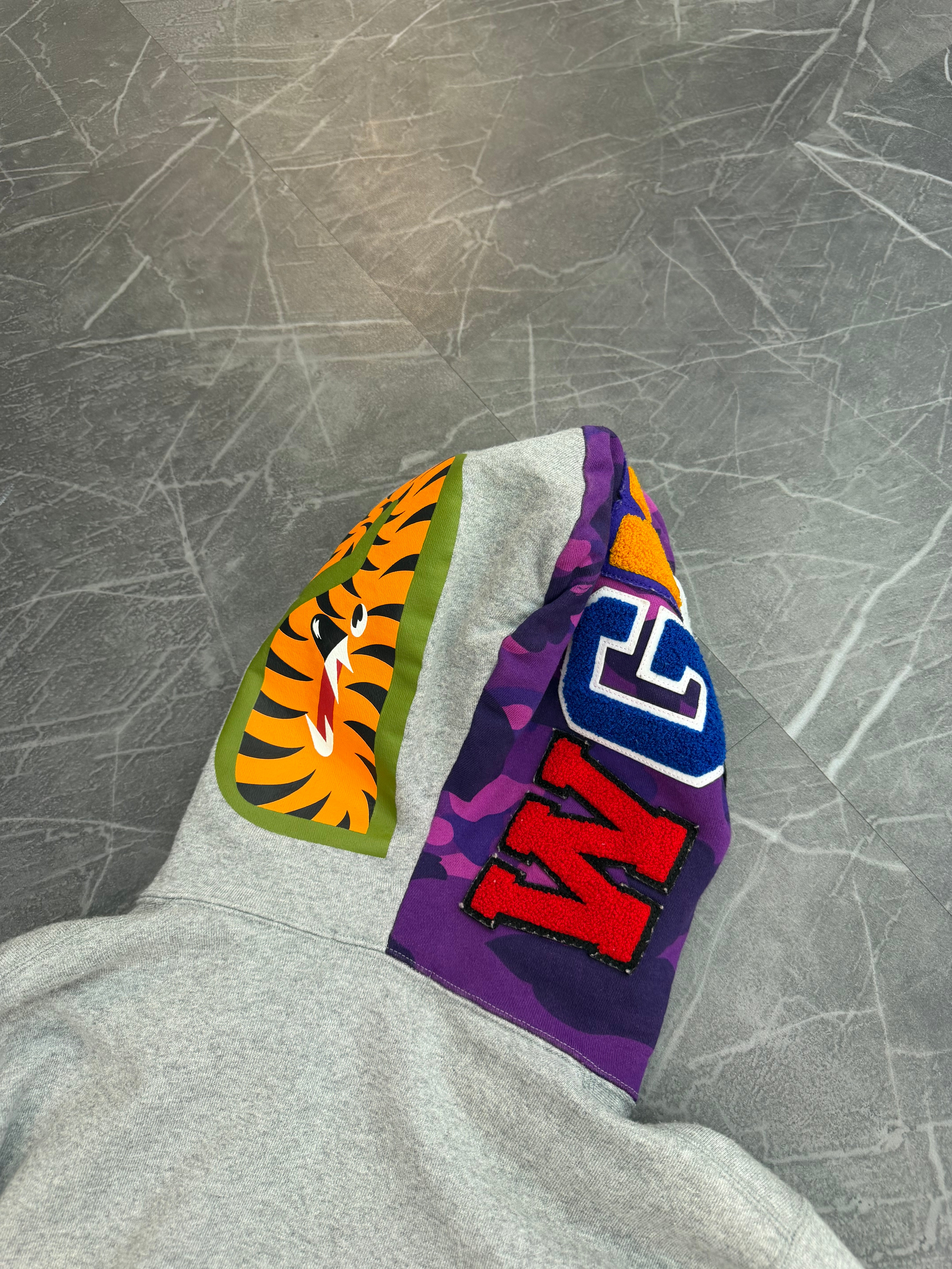 BAPE Color Camo Shark Full Zip-Up “Purple”