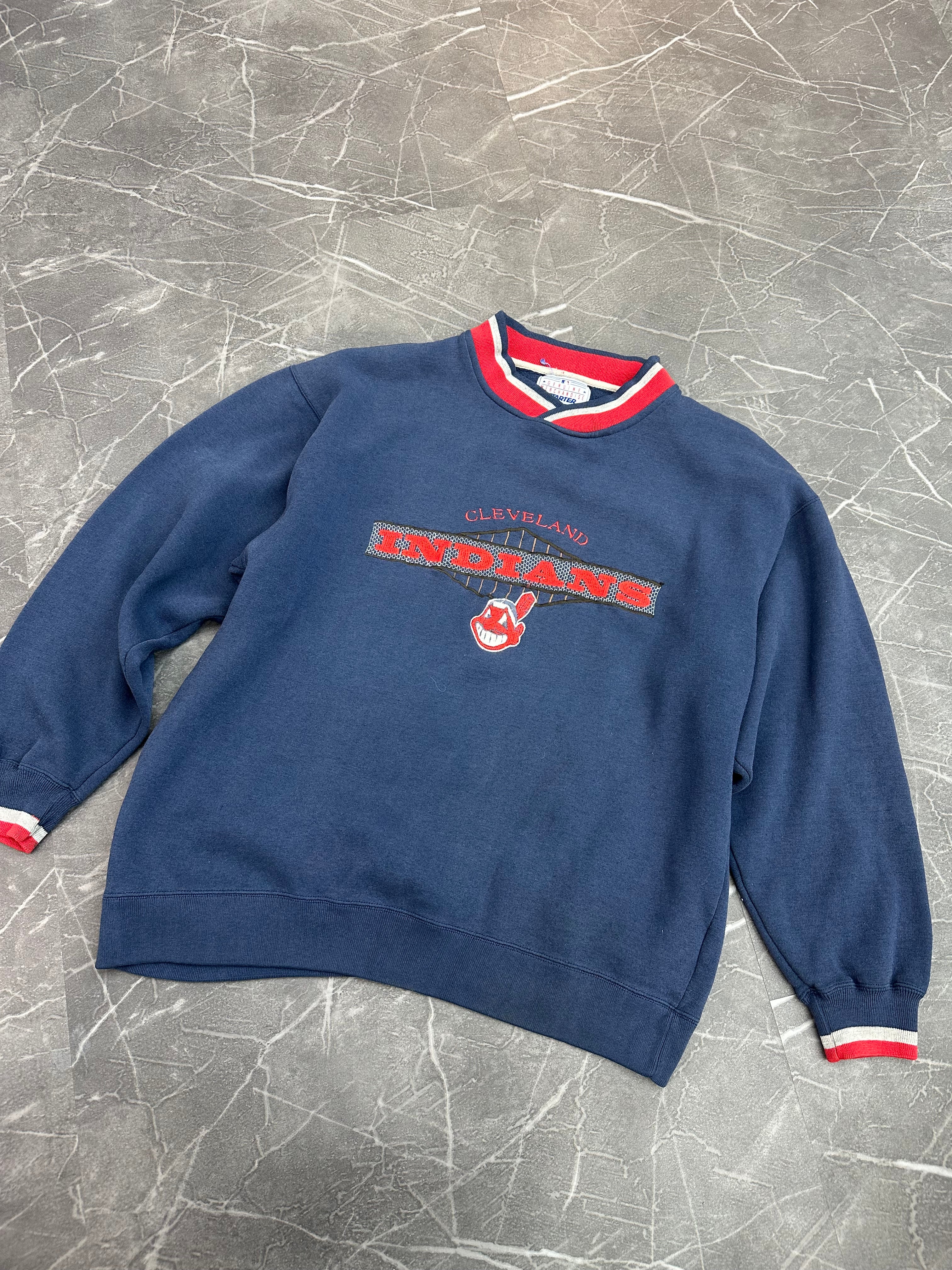 Vintage Starter Cleveland Indians Crewneck (L)