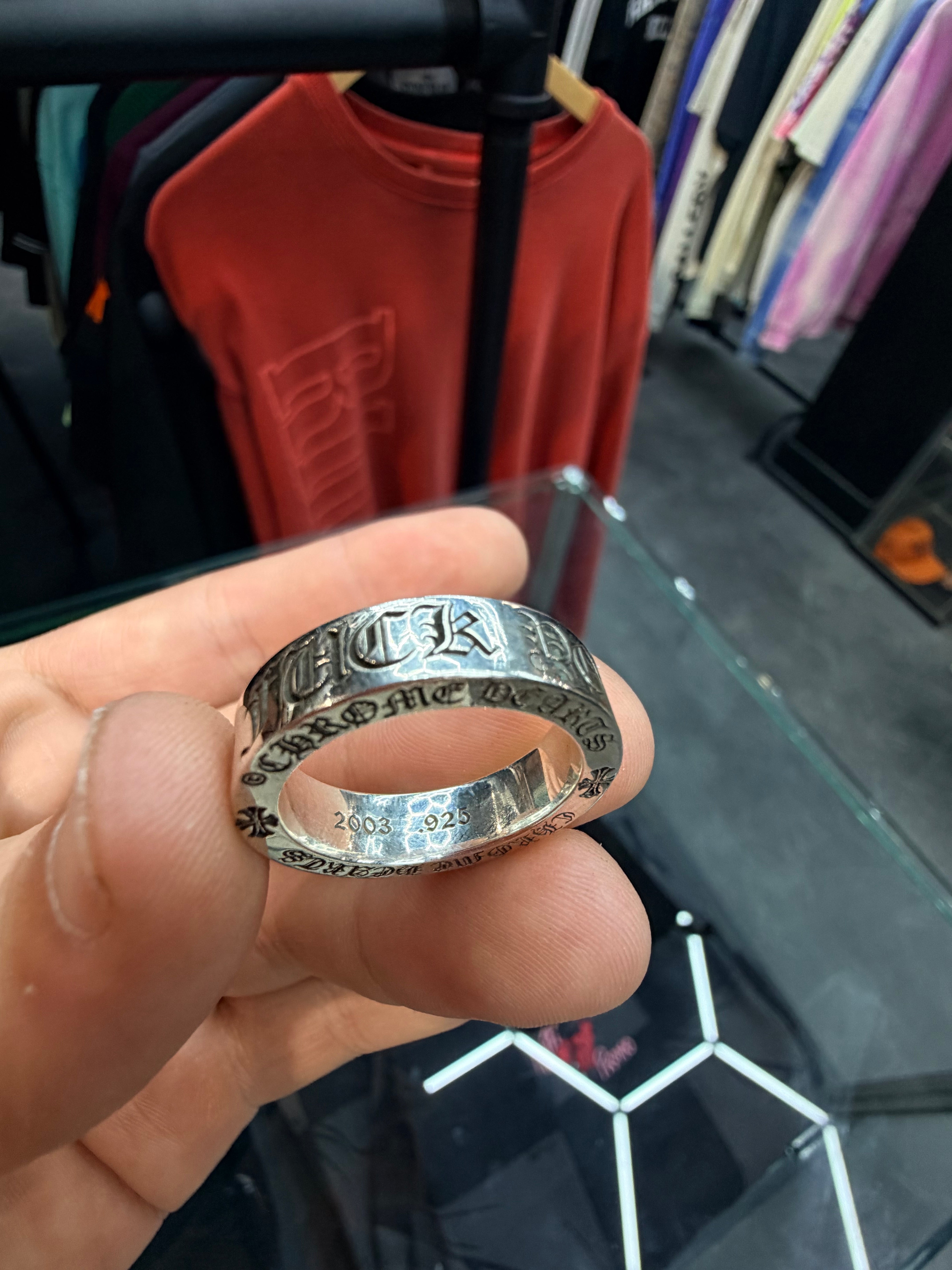 Chrome Hearts F*CK YOU Spacer Ring 6MM