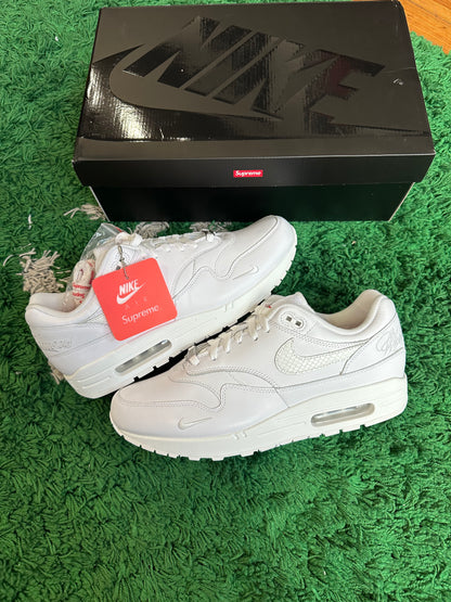 Supreme x Nike Air Max 1 ‘87 Triple White