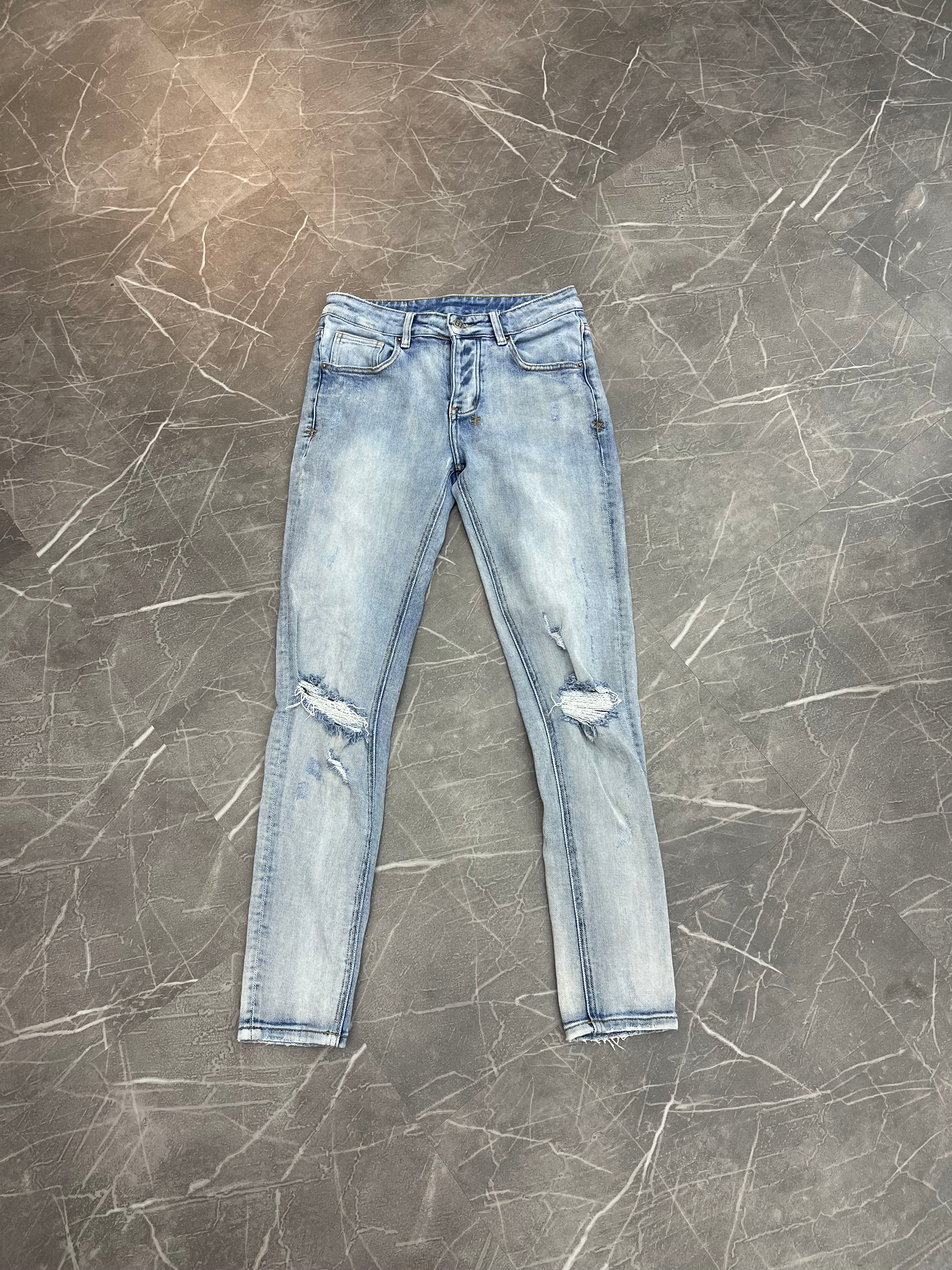 Ksubi Blue Washed Ripped Jeans (33)