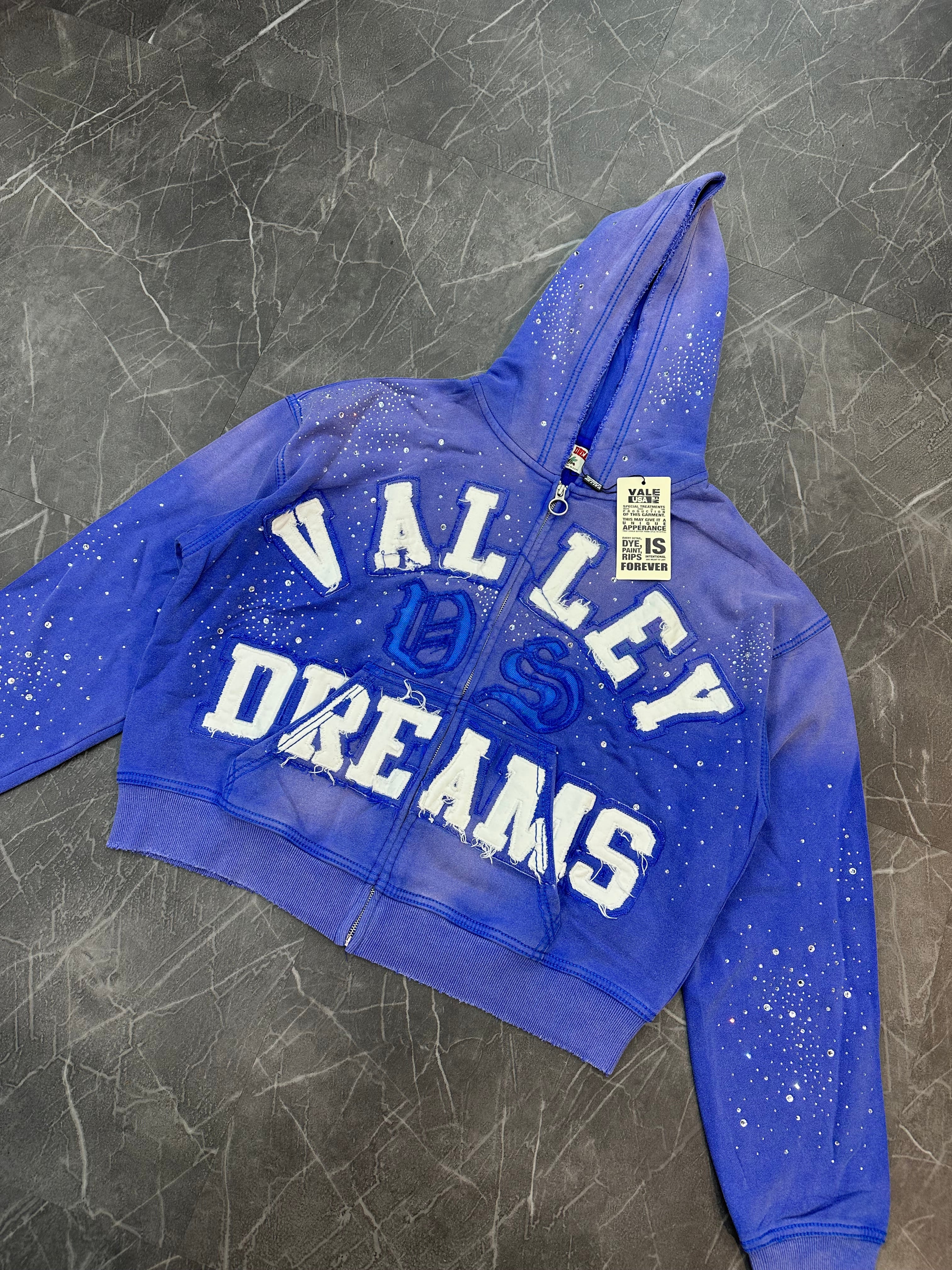 Vale Forever Classico Zip Up “Sapphire”