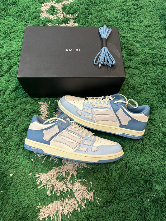 Amiri Bone Low “White Blue”
