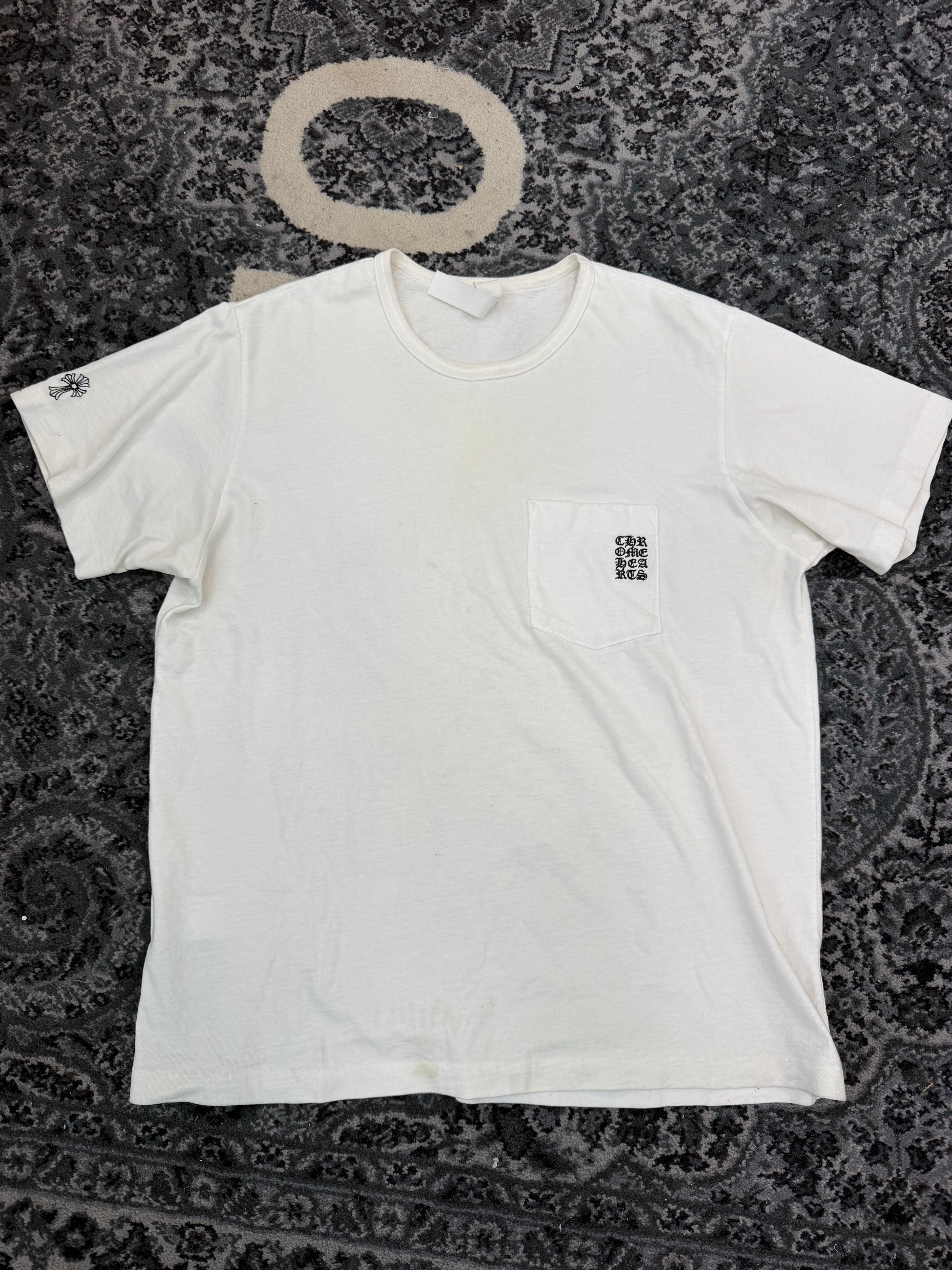 Chrome Hearts Embroidered Pocket Tee “White”