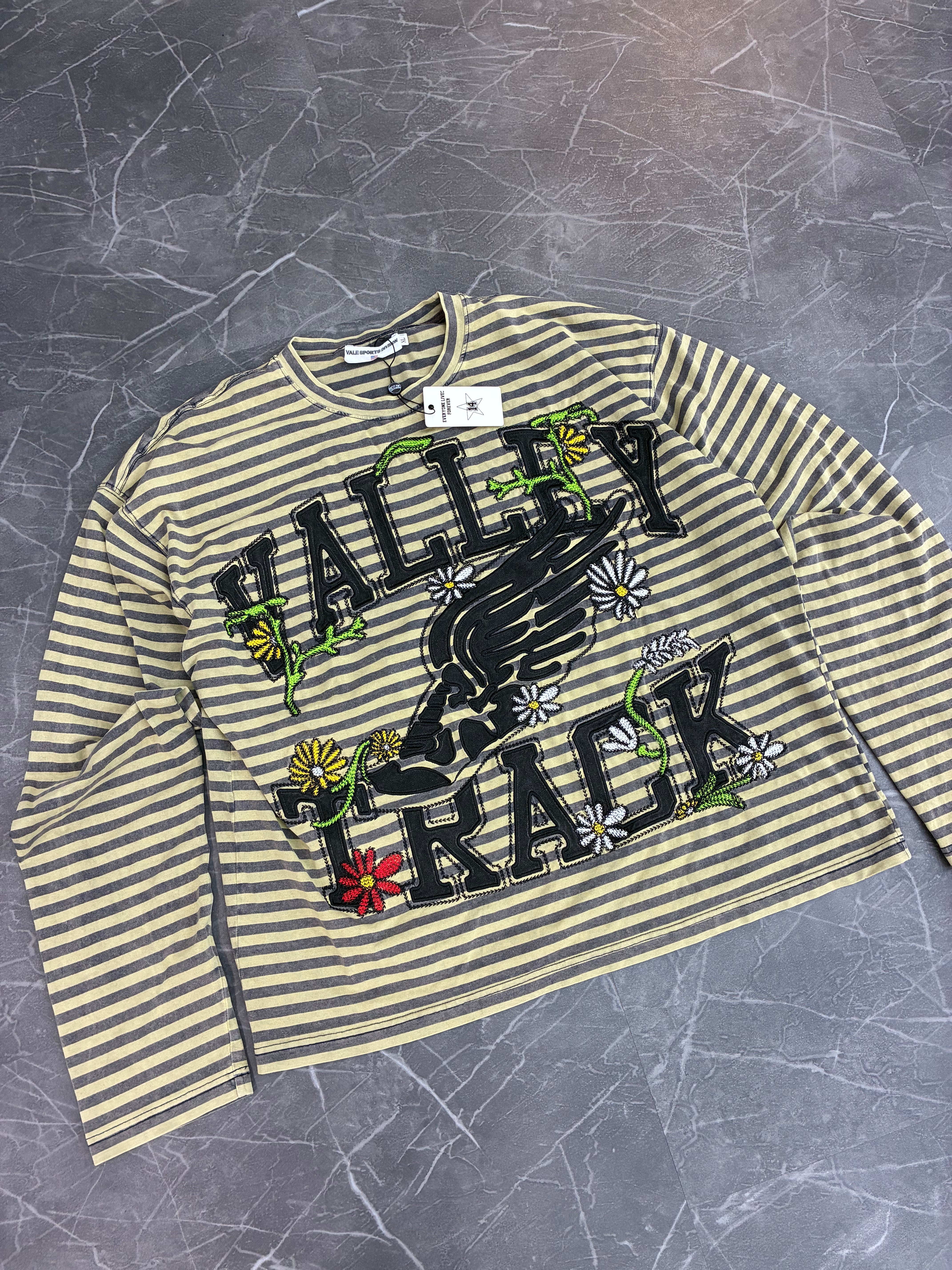 Vale Forever Track Green Stripe Long Sleeve