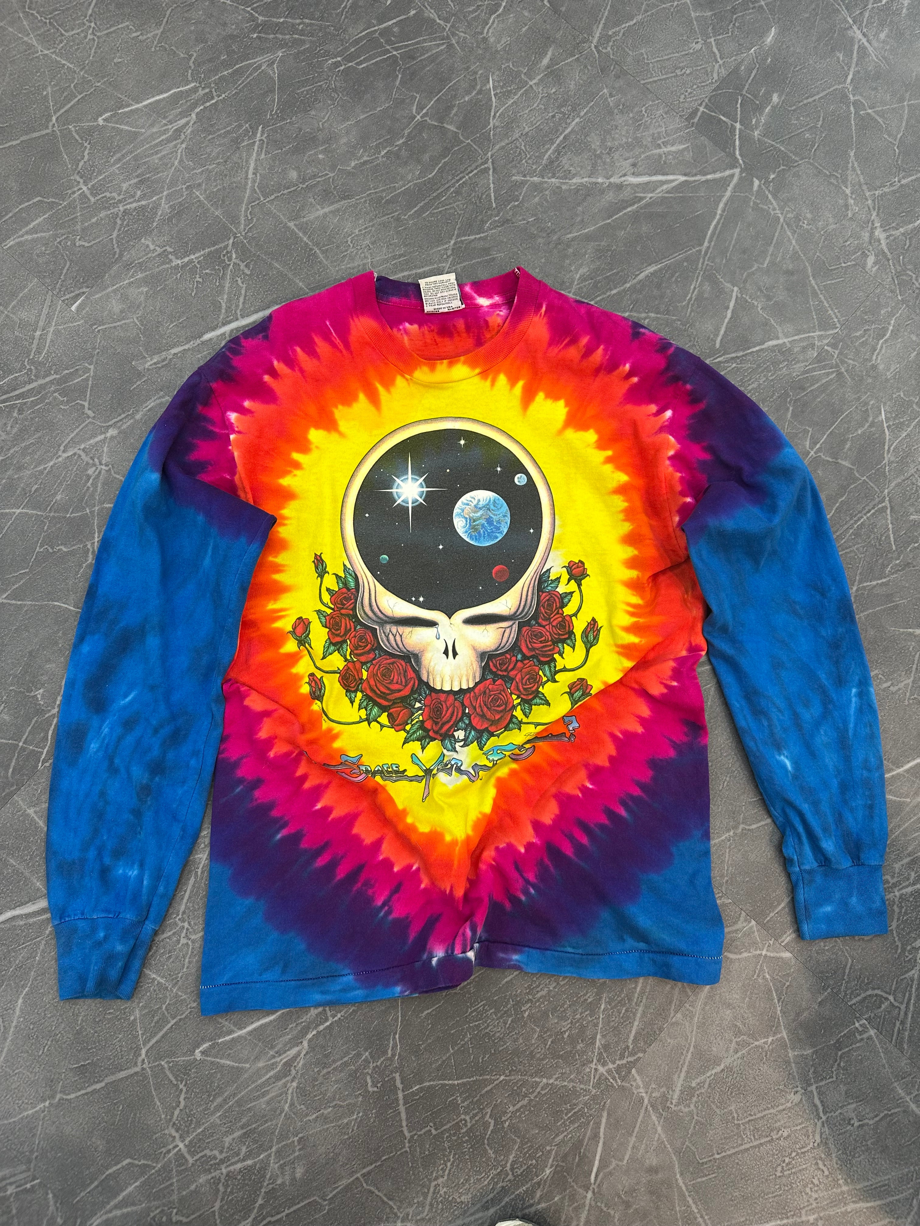 1992 Grateful Dead Tie Dye Space Long Sleeve (L)