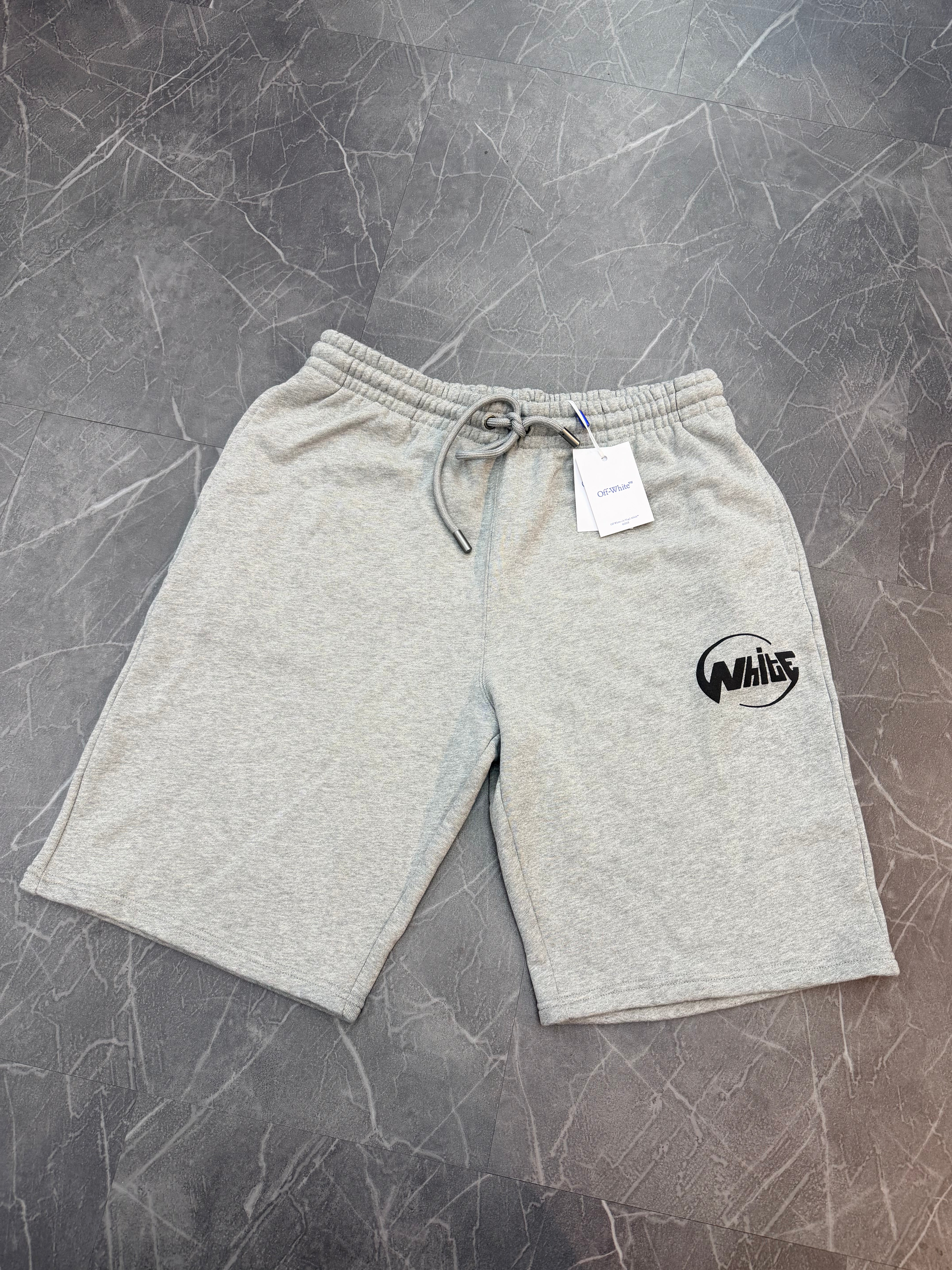 Off-White Grey Sweatshorts