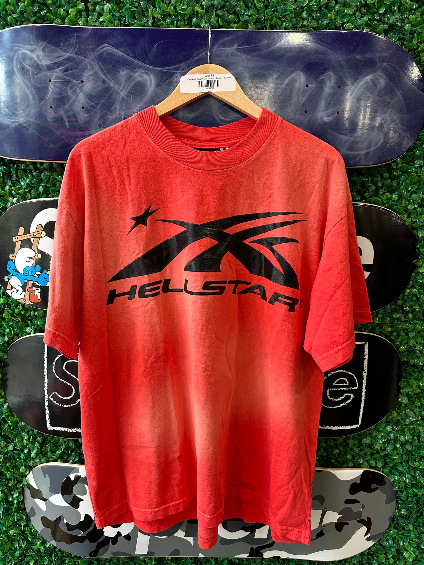 Hellstar Capsul 10 Gel Logo Tee “Red”