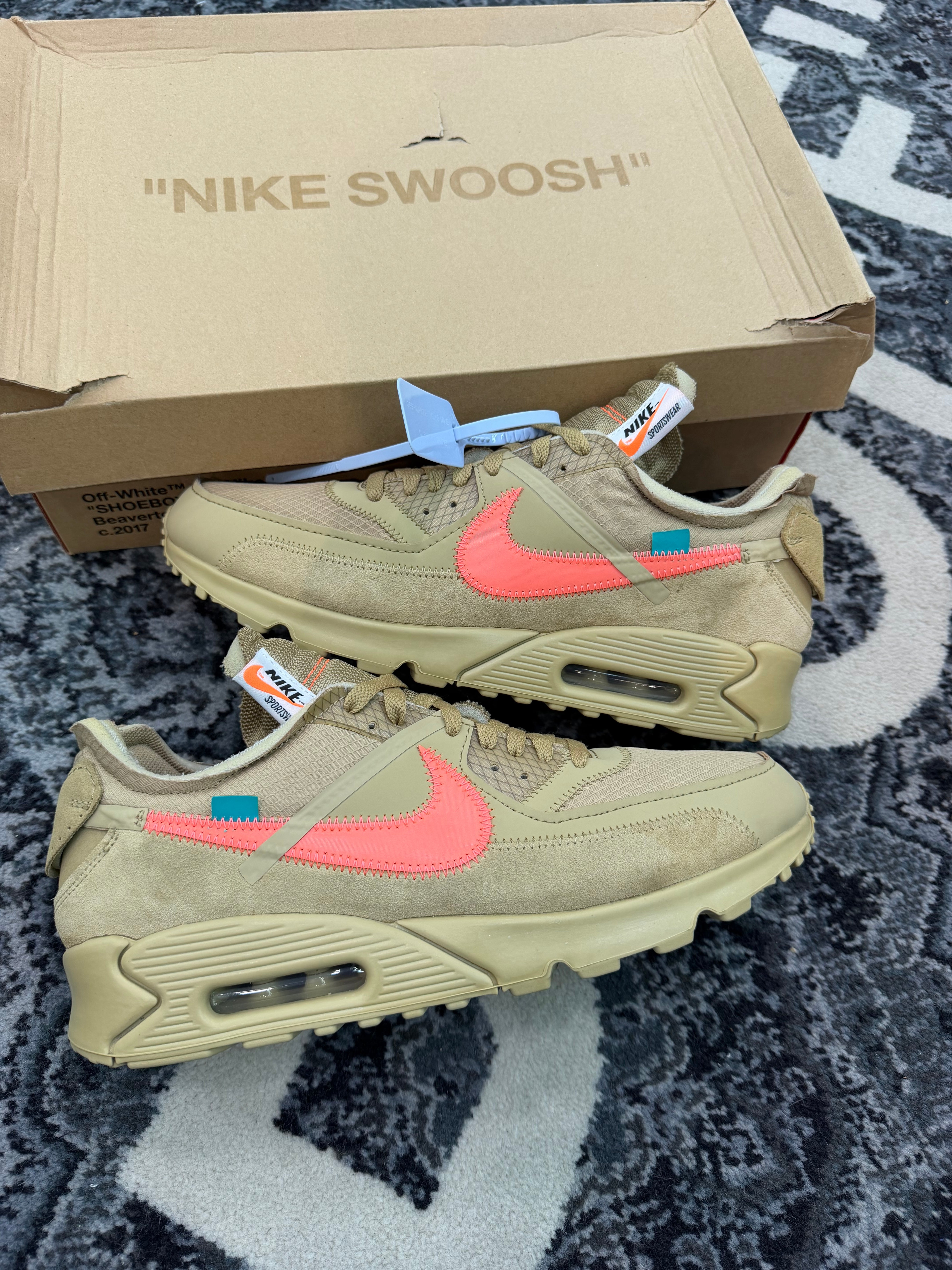 Nike Air Max 90 x Off White “Desert Ore”