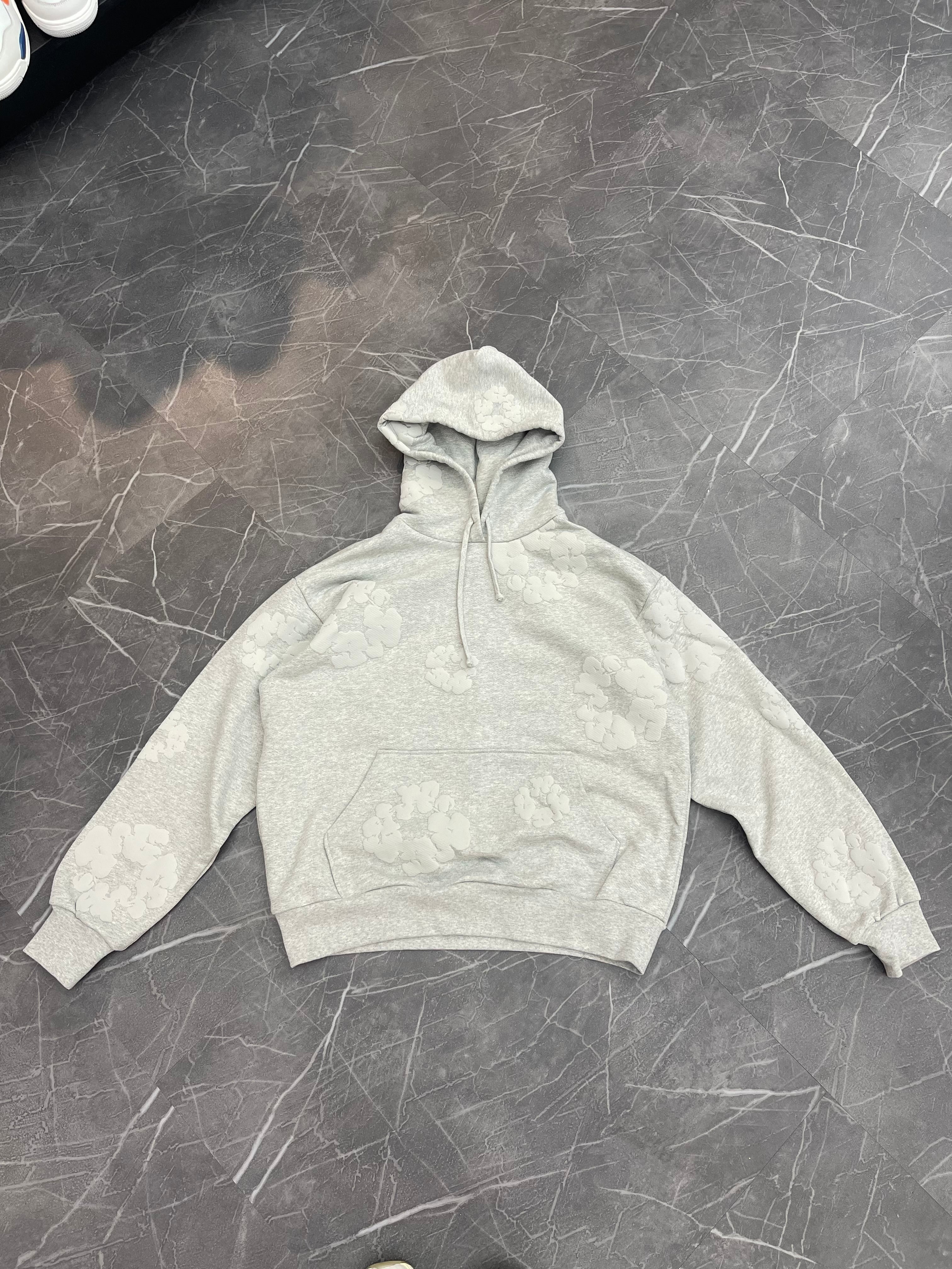 Denim Tears Cotton Wreath Hoodie Grey