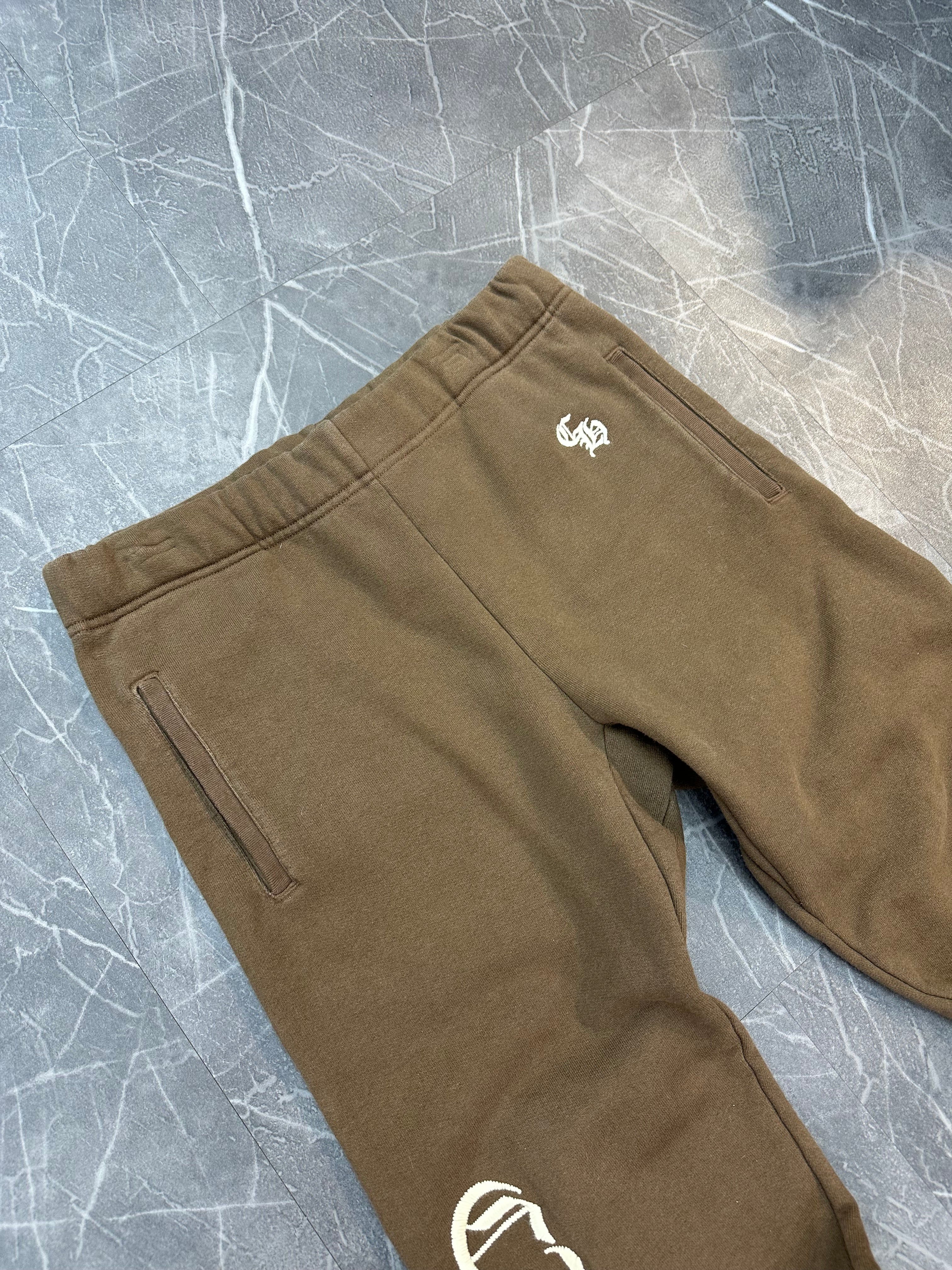 Chrome Hearts Embroidered Sweatpants “Brown”