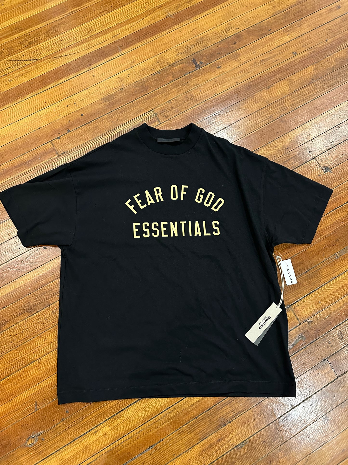 Fear of God Essentials Tee “Yellow Black”