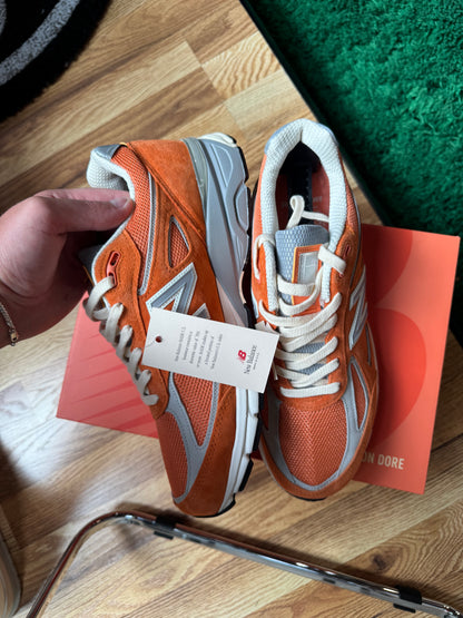 New Balance 990v4 “MiUSA Aime Leon Dore Red Clay”