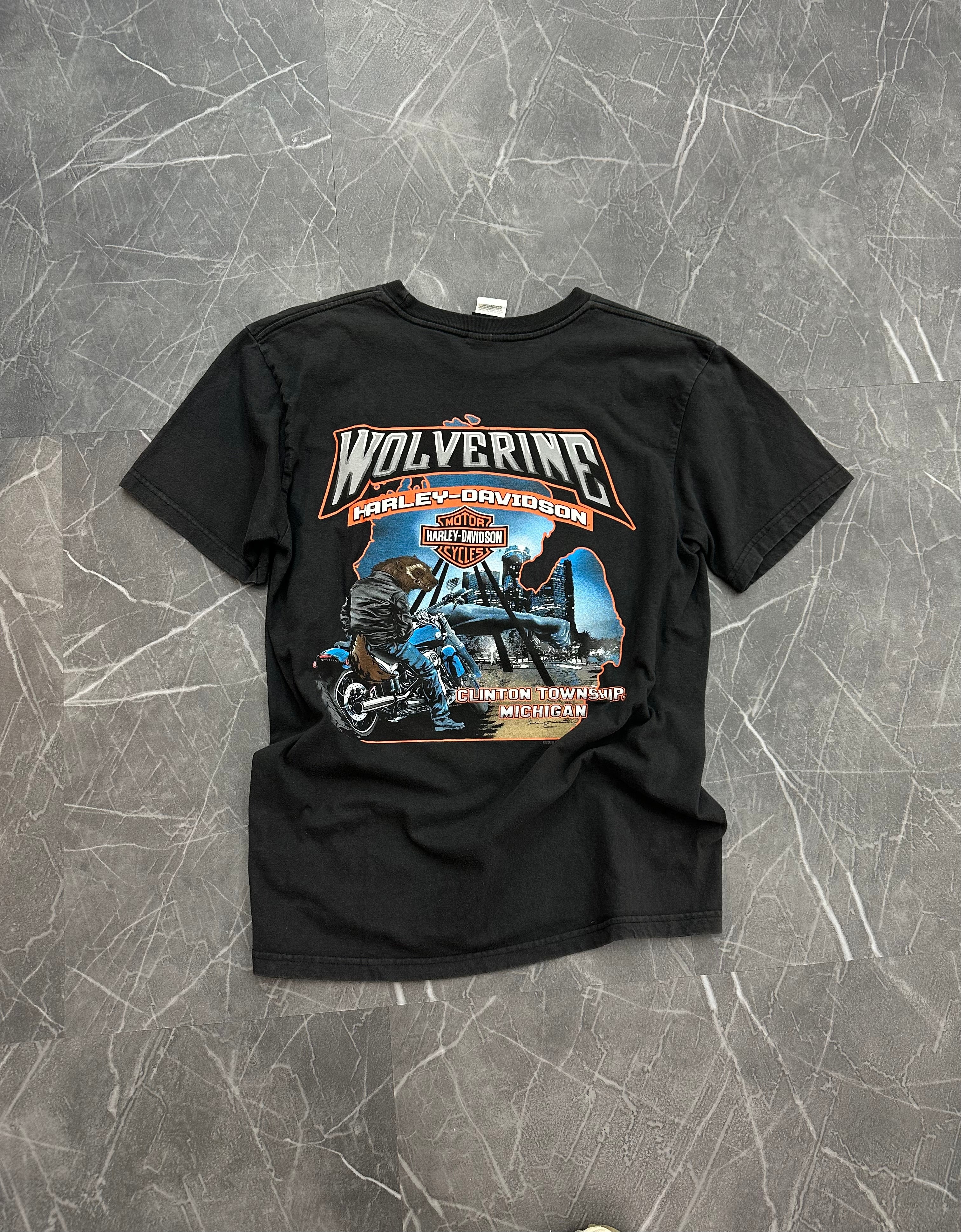 Harley Davidson Michigan Wolverine Tee (L)