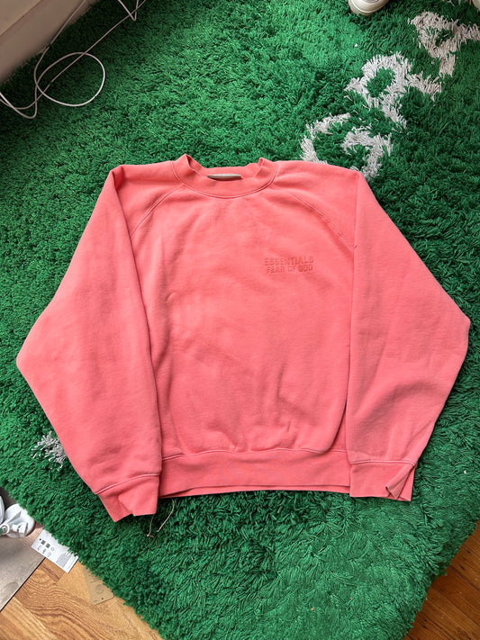 Essentials Crewneck “Coral”