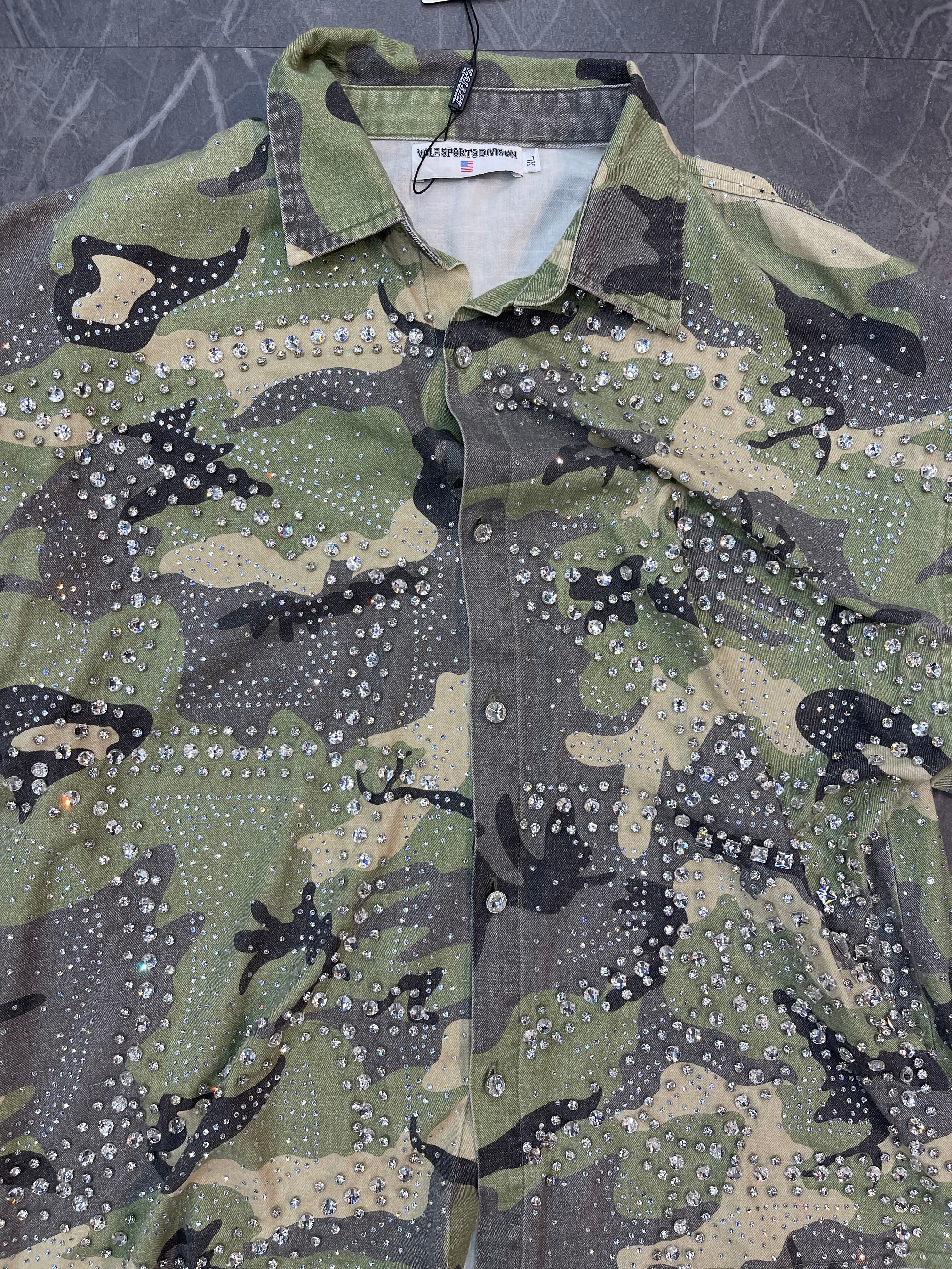 Vale Forever “Soulja Button Up Shirt Camo”