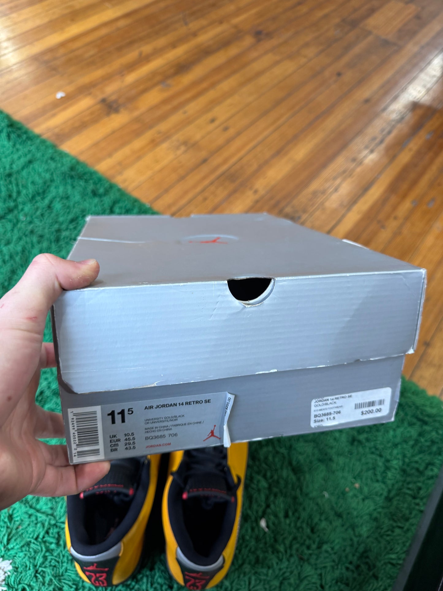 Jordan 14 “University Gold”