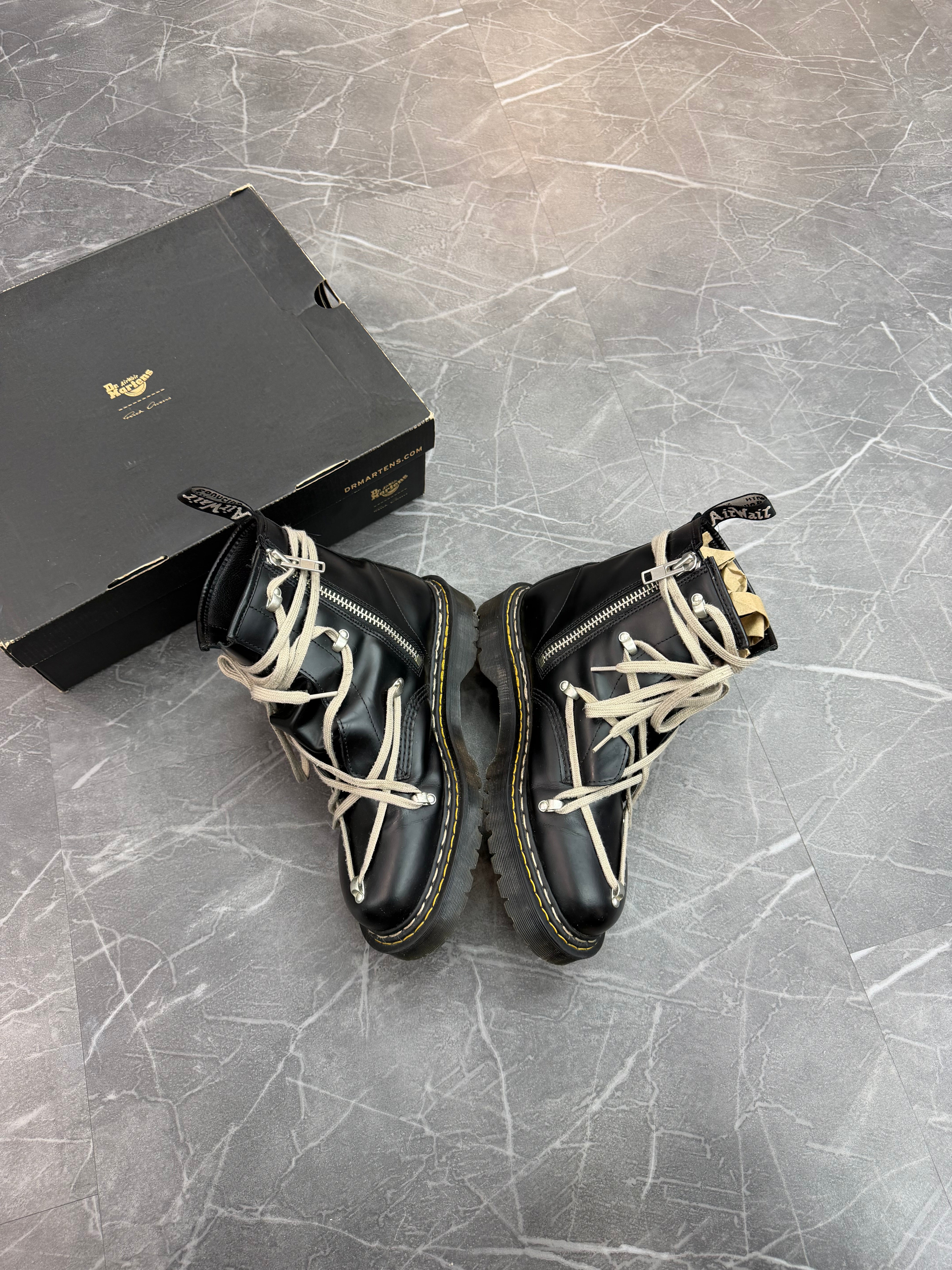 Rick Owen’s x Dr. Martin 1460 Bex Leather Boot
